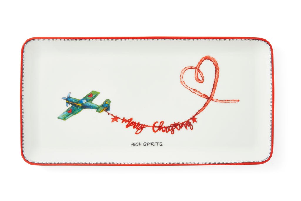 Kit Kemp - Doodles Dessert Tray - High Spirits 30.5cm x 15.5cm Single