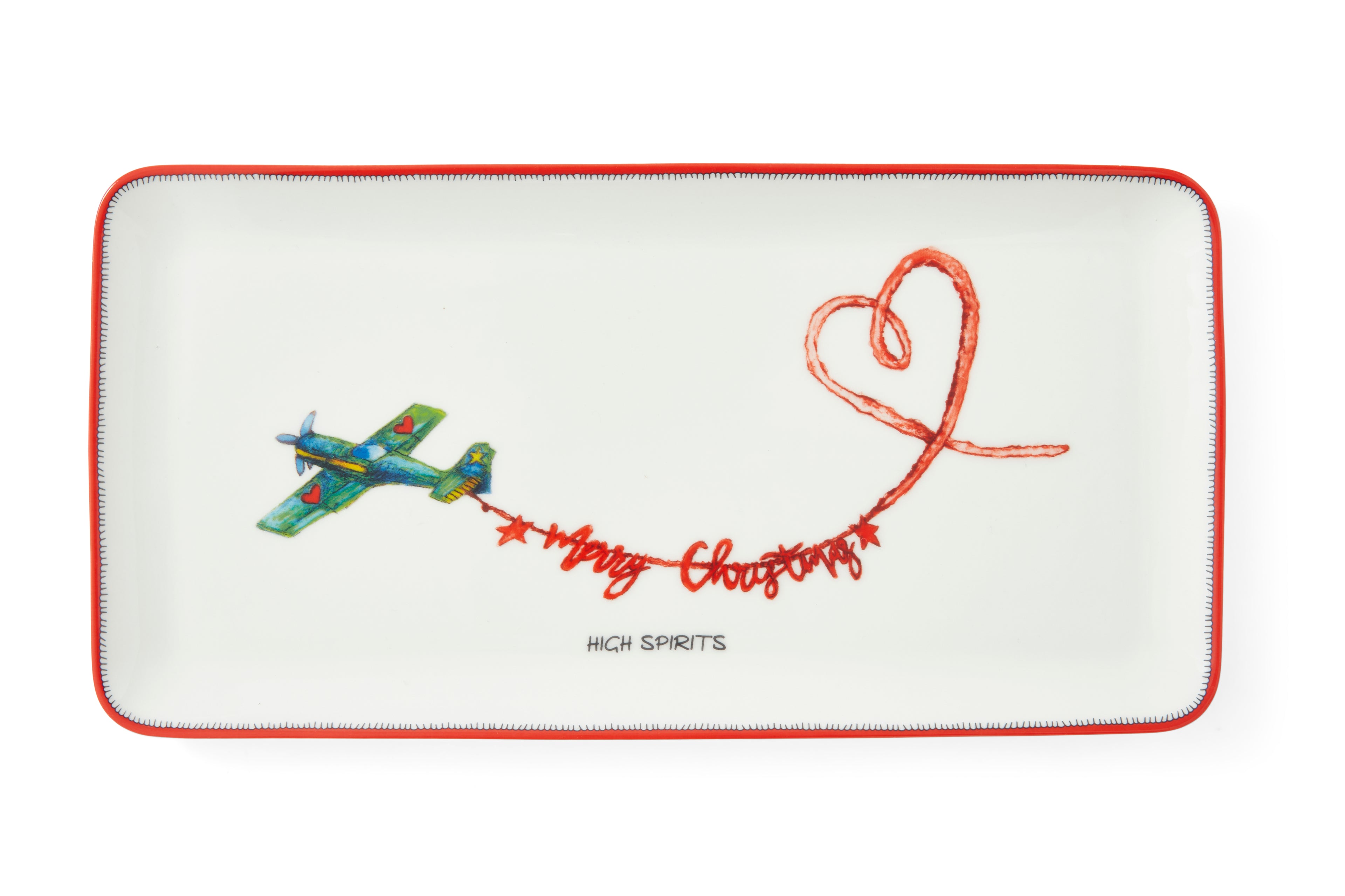 Kit Kemp - Doodles Dessert Tray - High Spirits 30.5cm x 15.5cm Single