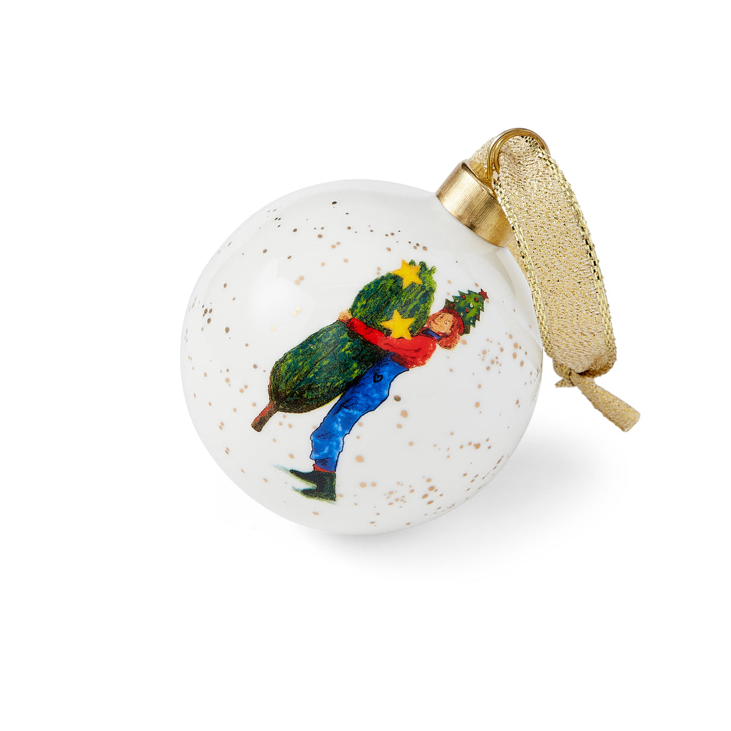 Kit Kemp Christmas - Ornaments Doodles Bauble Ý Branch Manager 7.5cm Single