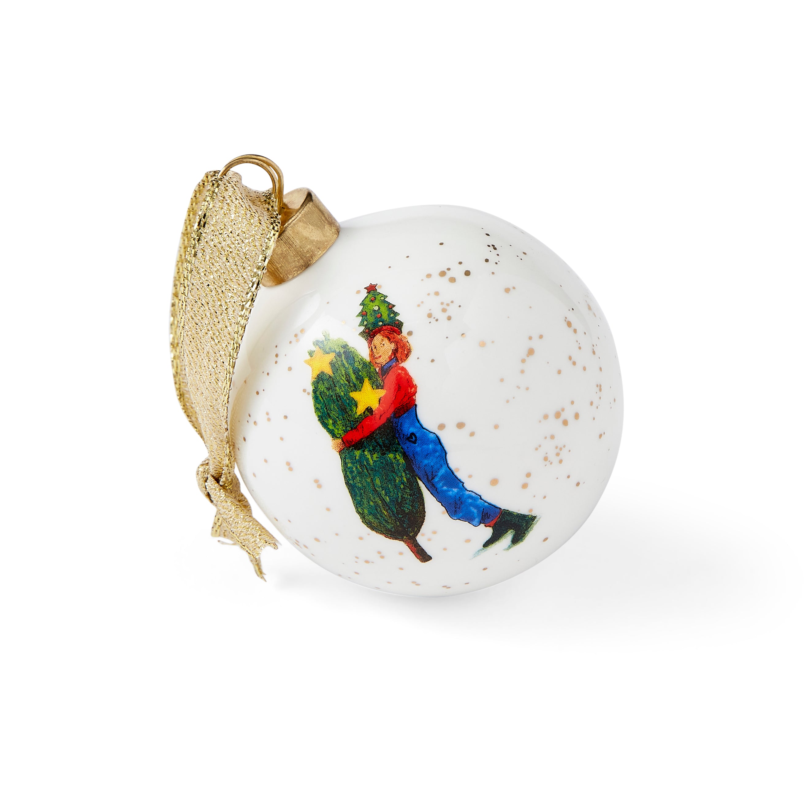 Kit Kemp Christmas - Ornaments Doodles Bauble Ý Branch Manager 7.5cm Single