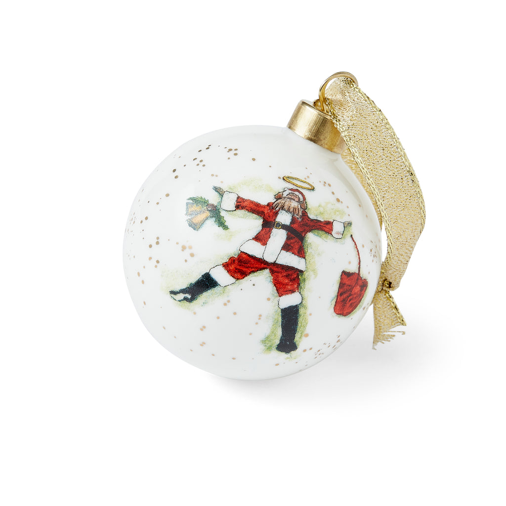 Kit Kemp Christmas - Ornaments Doodles Bauble Ý Best in Snow 7.5cm Single