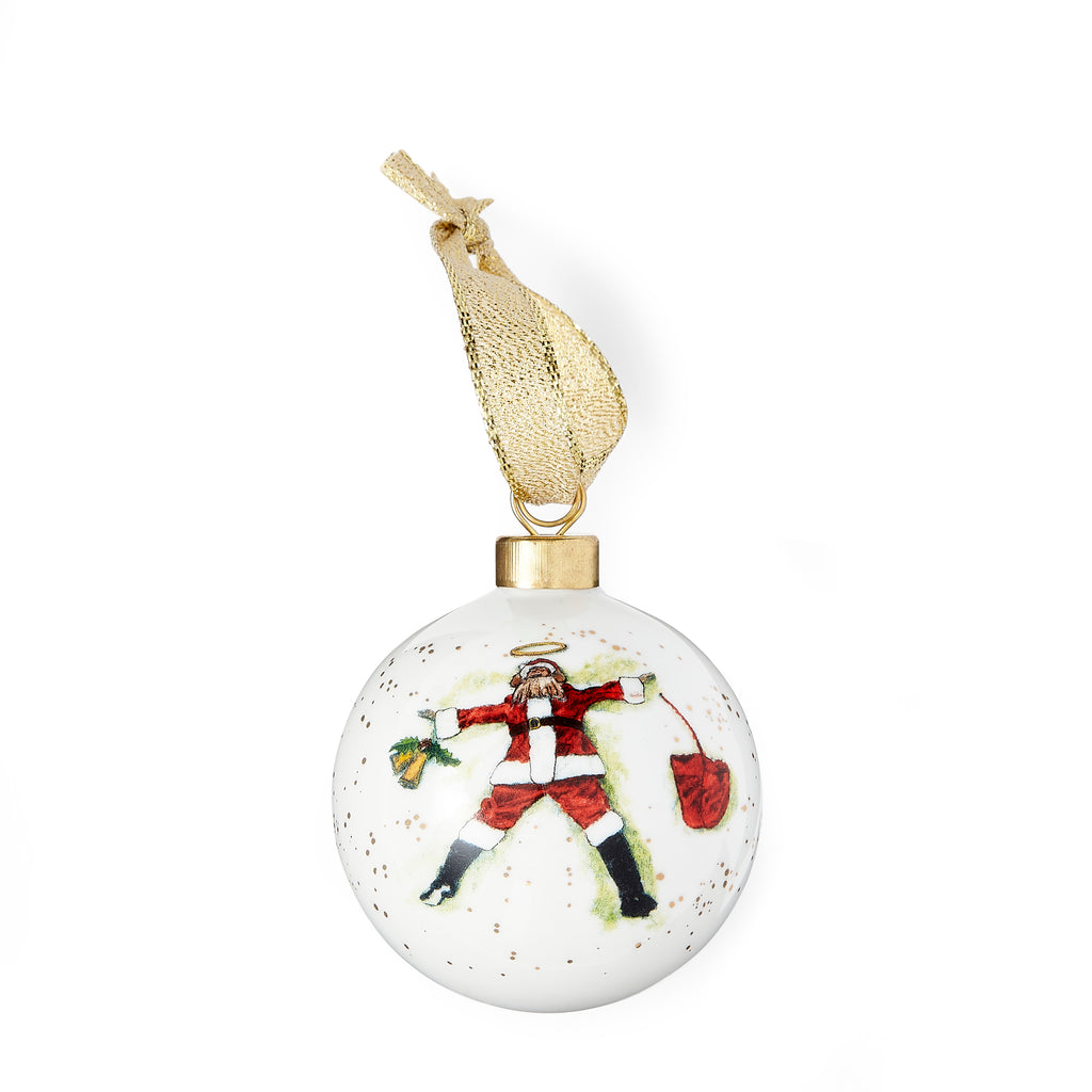 Kit Kemp Christmas - Ornaments Doodles Bauble Ý Best in Snow 7.5cm Single