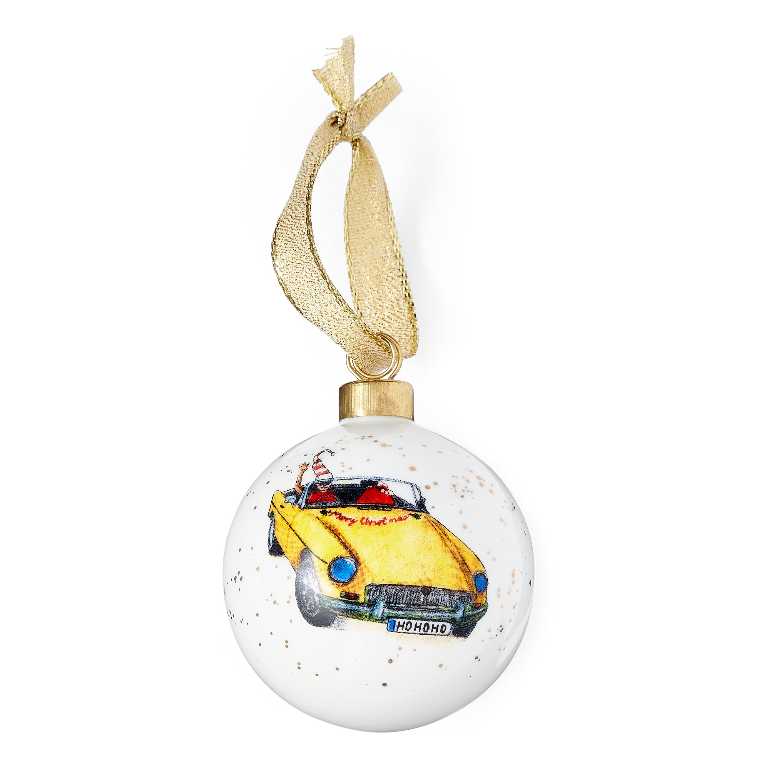 Kit Kemp Christmas - Ornaments Doodles Bauble Ý Christmas Cruising 7.5cm Single