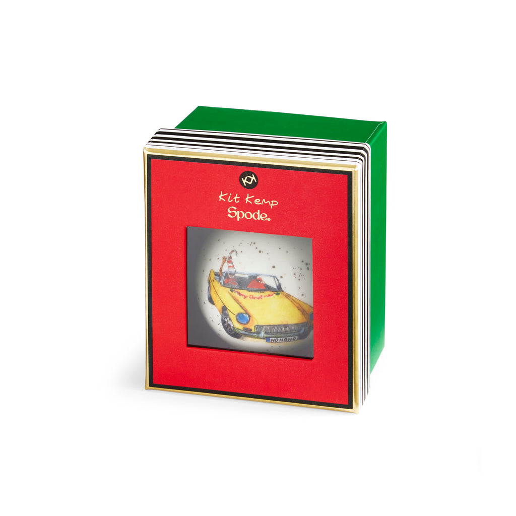 Kit Kemp Christmas - Ornaments Doodles Bauble Ý Christmas Cruising 7.5cm Single