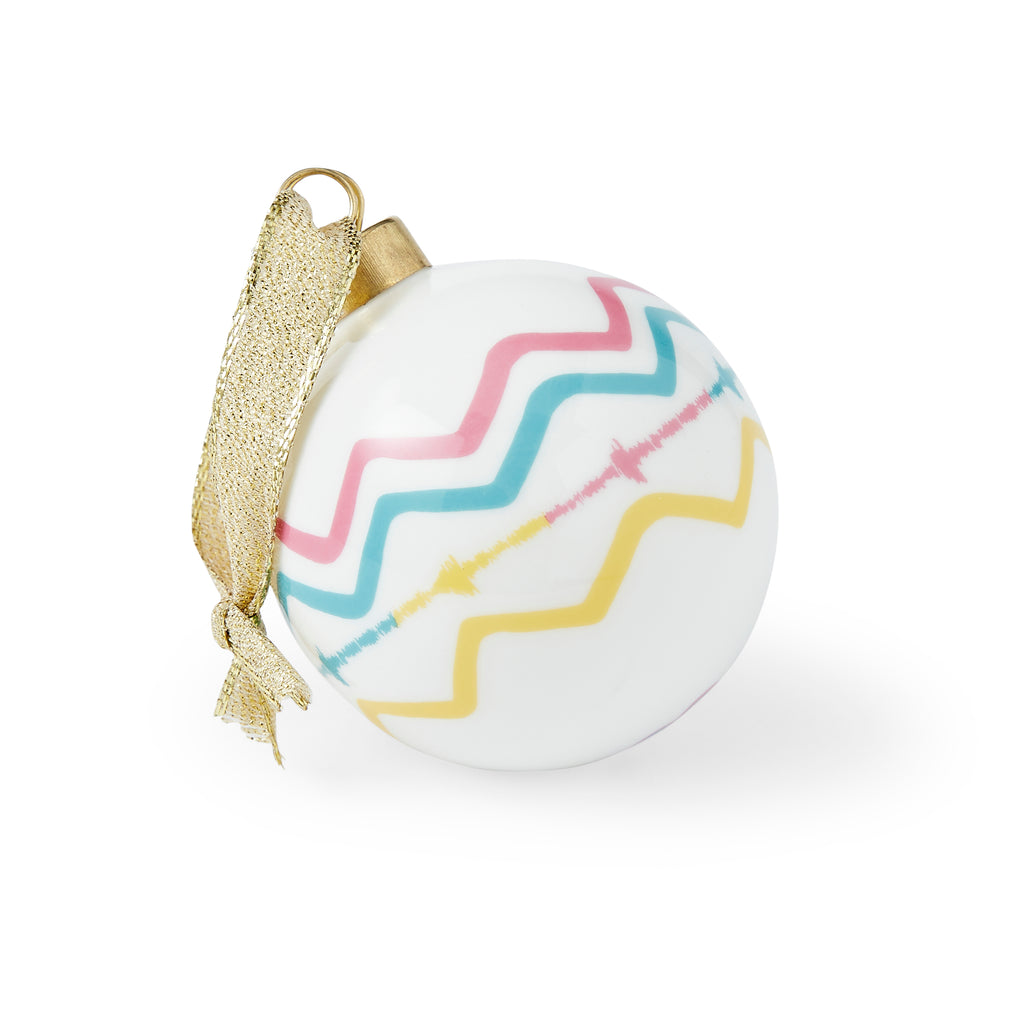 Kit Kemp Christmas - Ornaments Bauble - Rik Rak 7.5cm Single