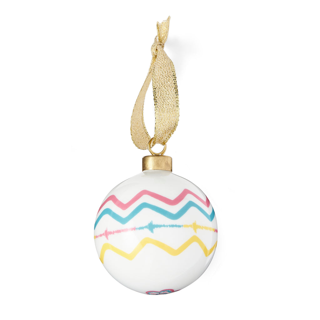 Kit Kemp Christmas - Ornaments Bauble - Rik Rak 7.5cm Single