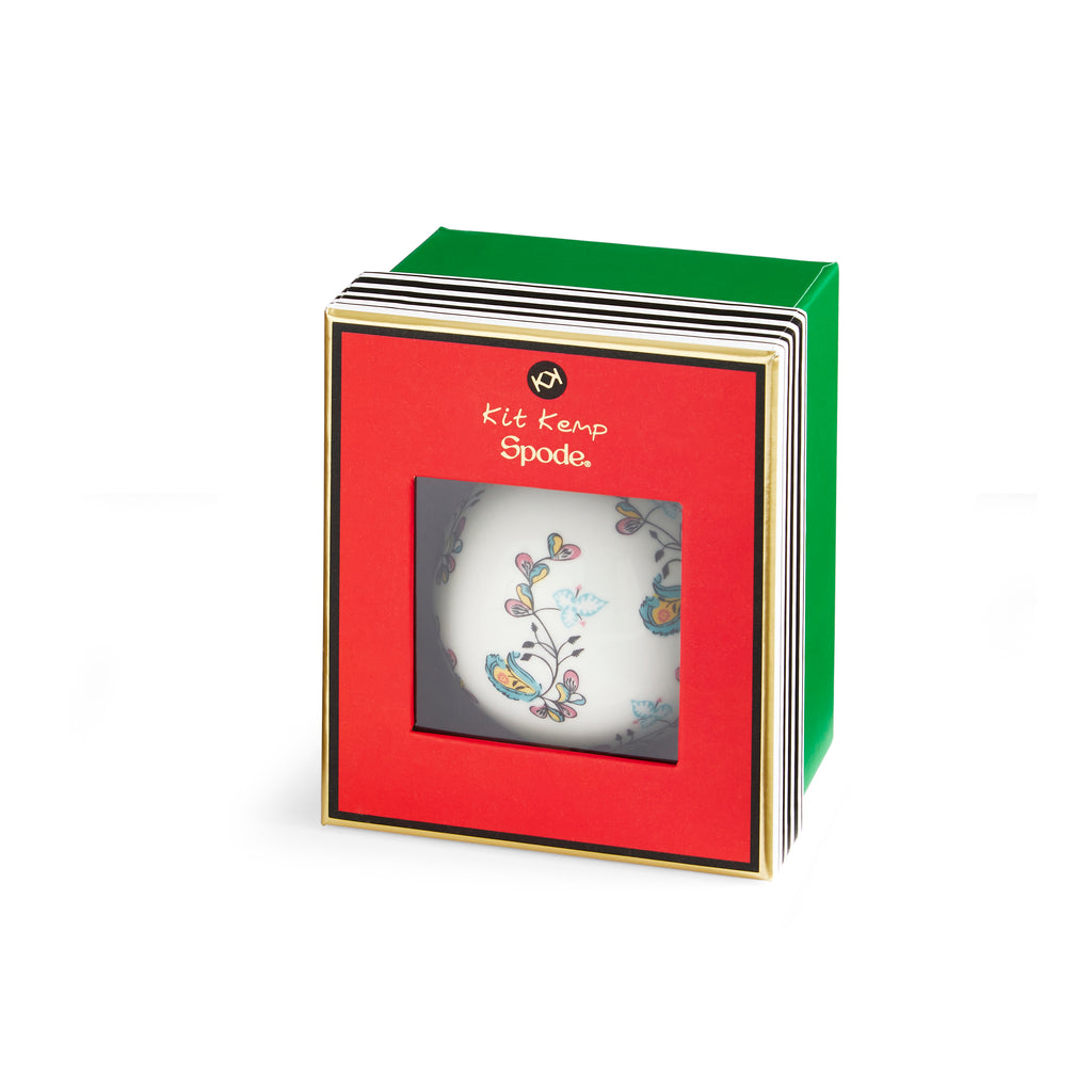 Kit Kemp Christmas - Ornaments Bauble - Psycho Sprig 7.5cm Single
