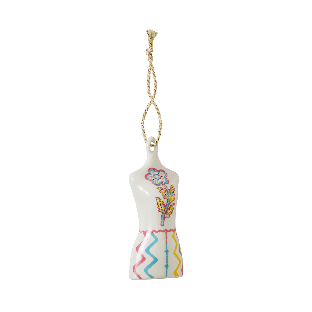Kit Kemp Christmas - Ornaments Mannequin - Rik Rak 9cm Single