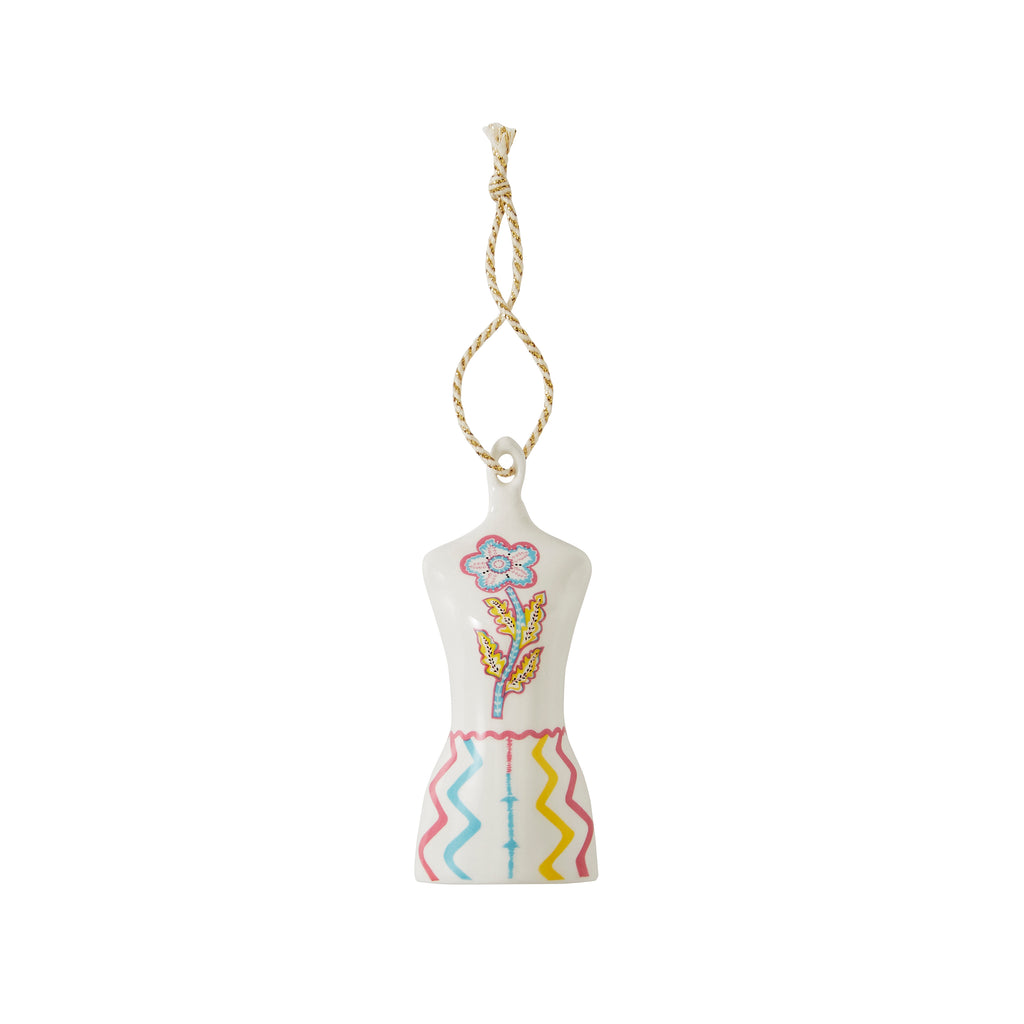 Kit Kemp Christmas - Ornaments Mannequin - Rik Rak 9cm Single