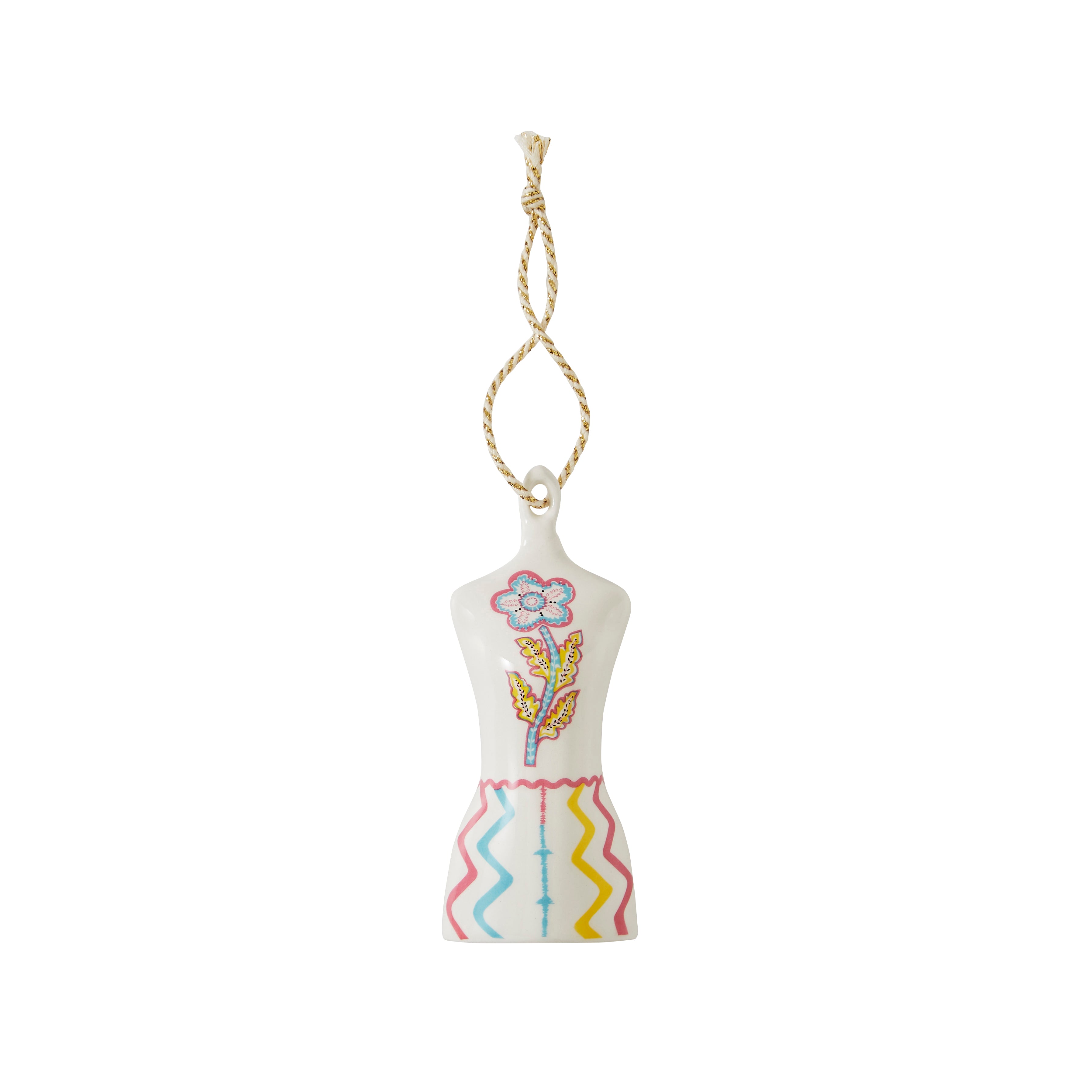 Kit Kemp Christmas - Ornaments Mannequin - Rik Rak 9cm Single