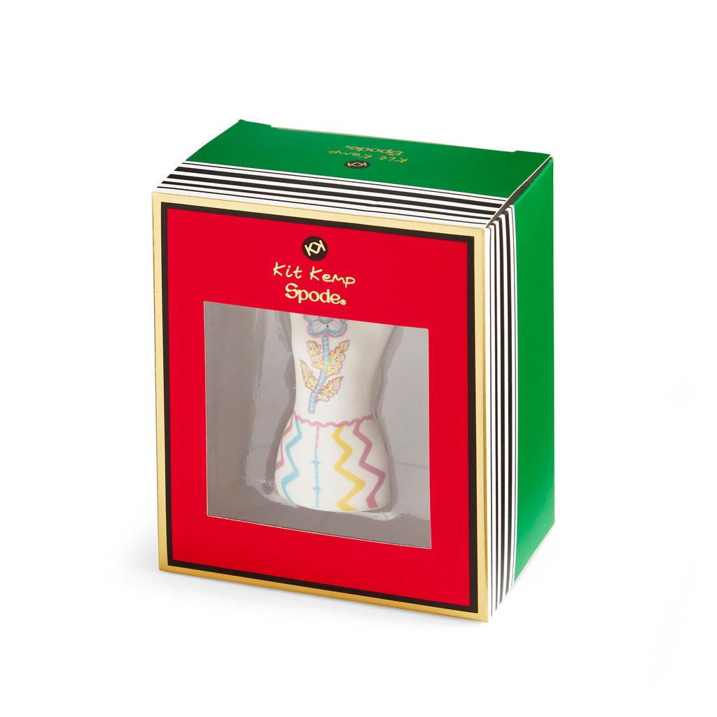 Kit Kemp Christmas - Ornaments Mannequin - Rik Rak 9cm Single