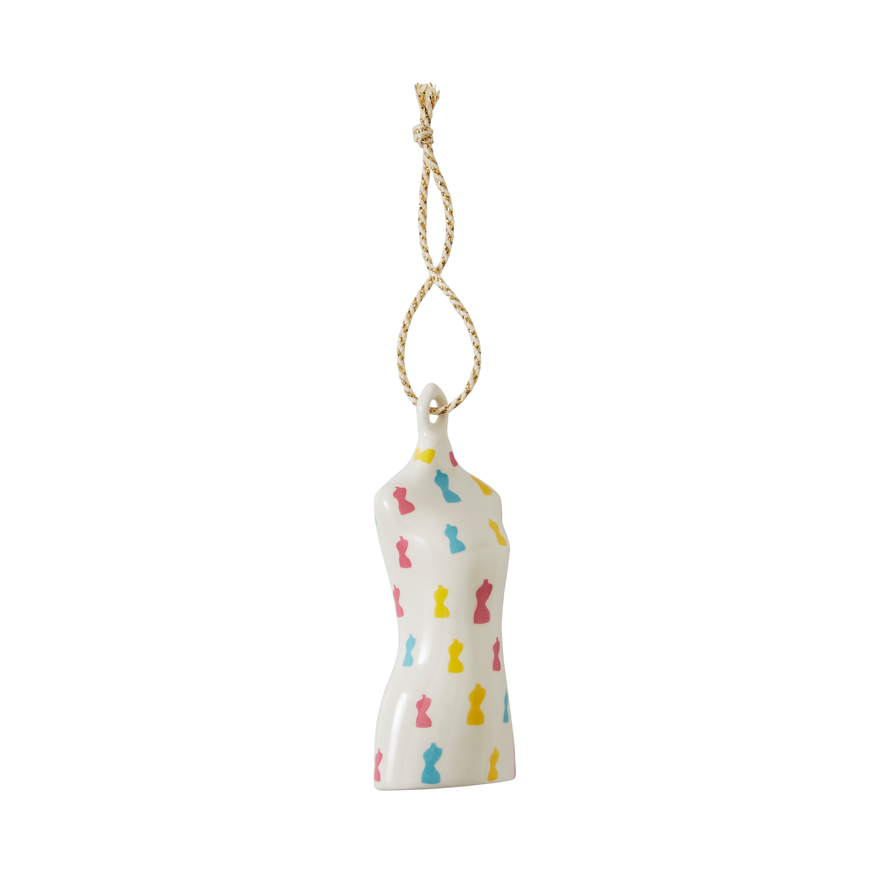 Kit Kemp Christmas - Ornaments Mannequin - All Over 9cm Single