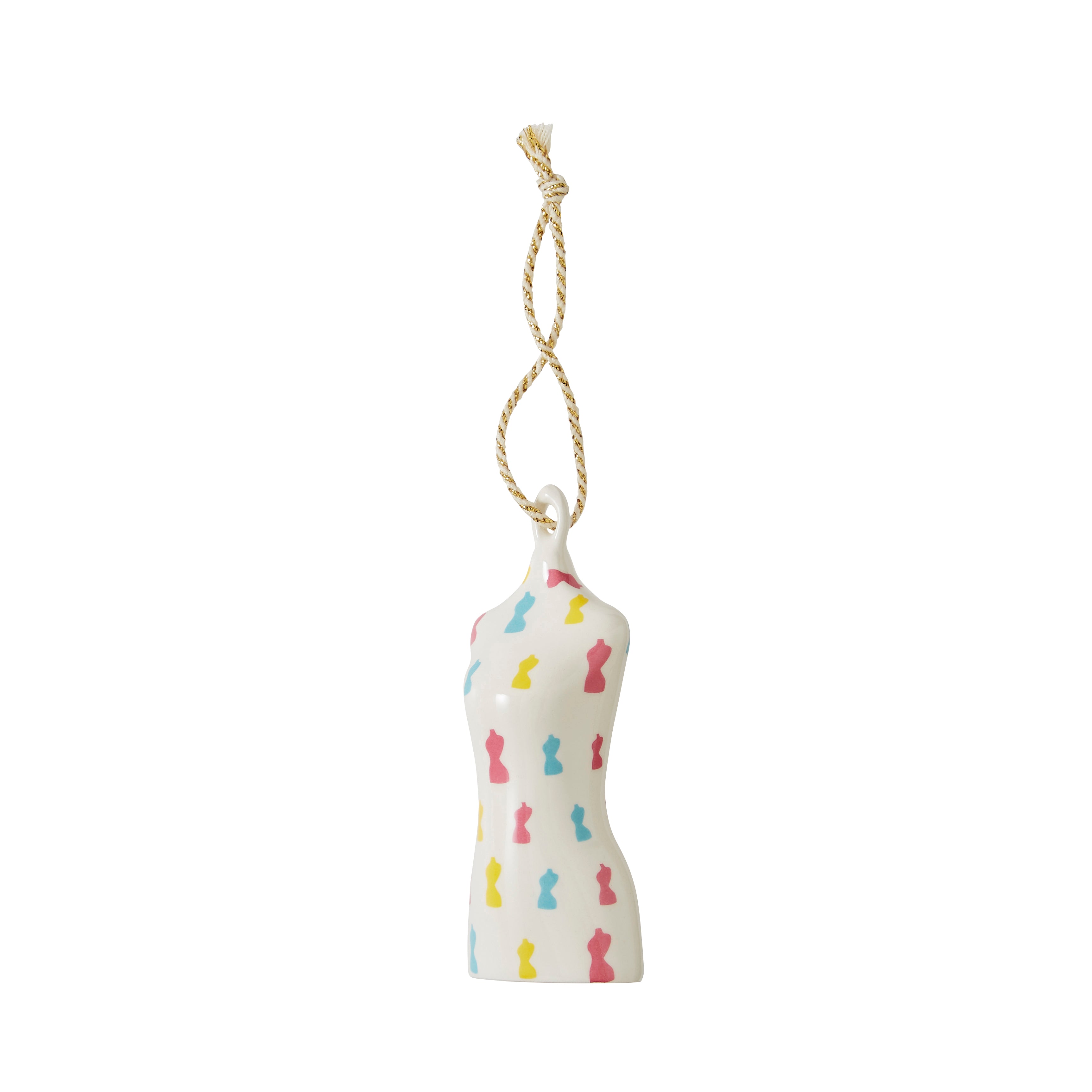 Kit Kemp Christmas - Ornaments Mannequin - All Over 9cm Single