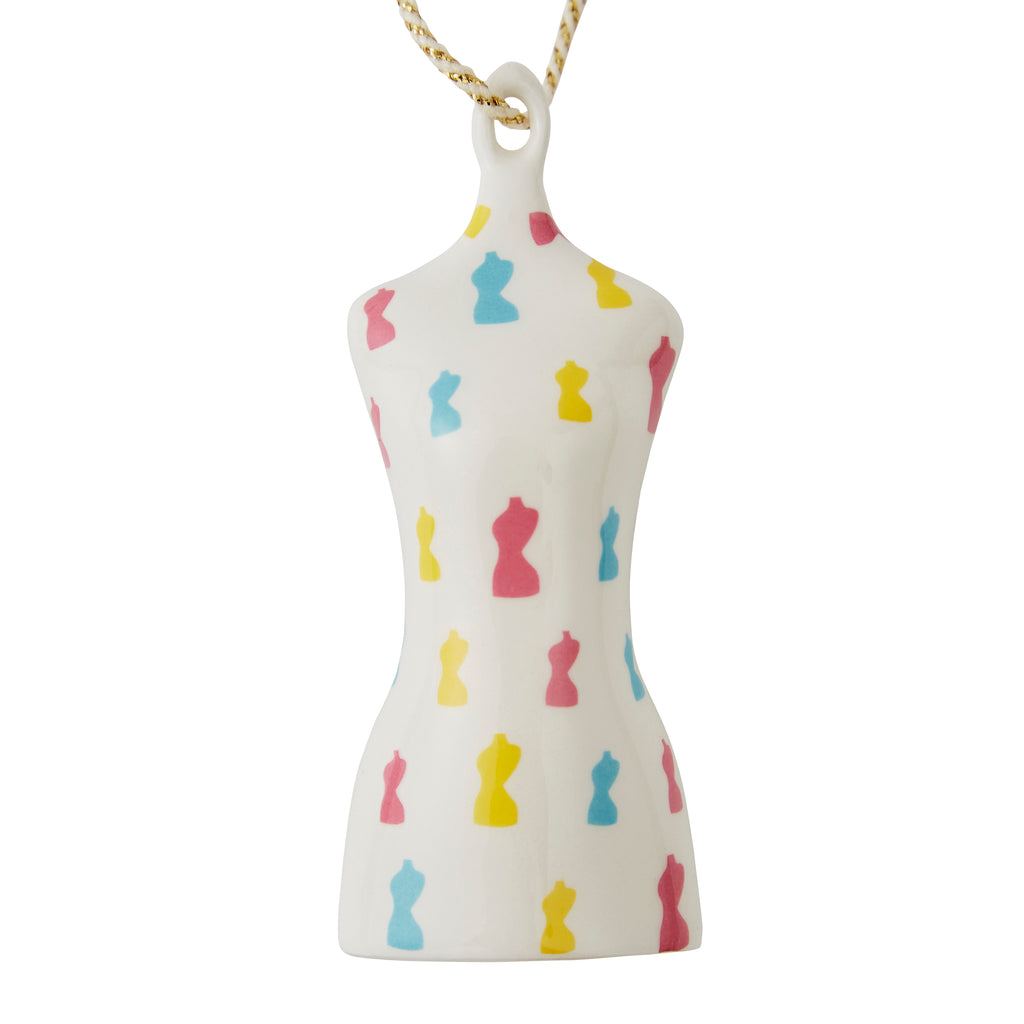 Kit Kemp Christmas - Ornaments Mannequin - All Over 9cm Single