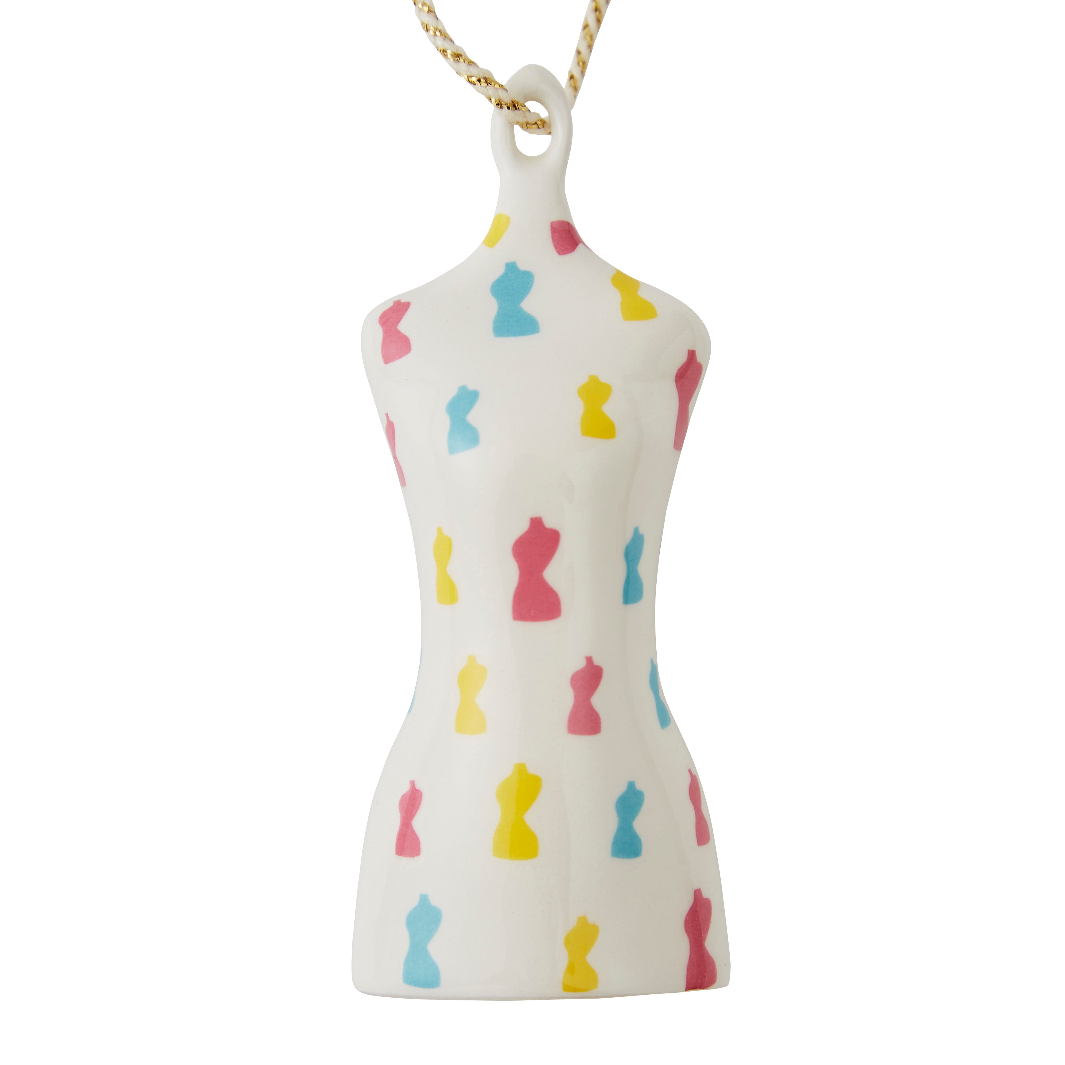 Kit Kemp Christmas - Ornaments Mannequin - All Over 9cm Single