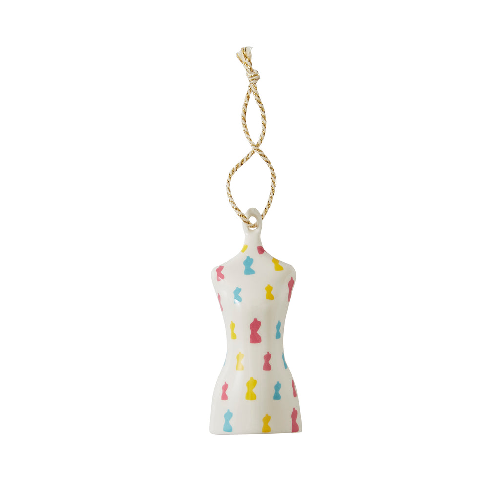 Kit Kemp Christmas - Ornaments Mannequin - All Over 9cm Single