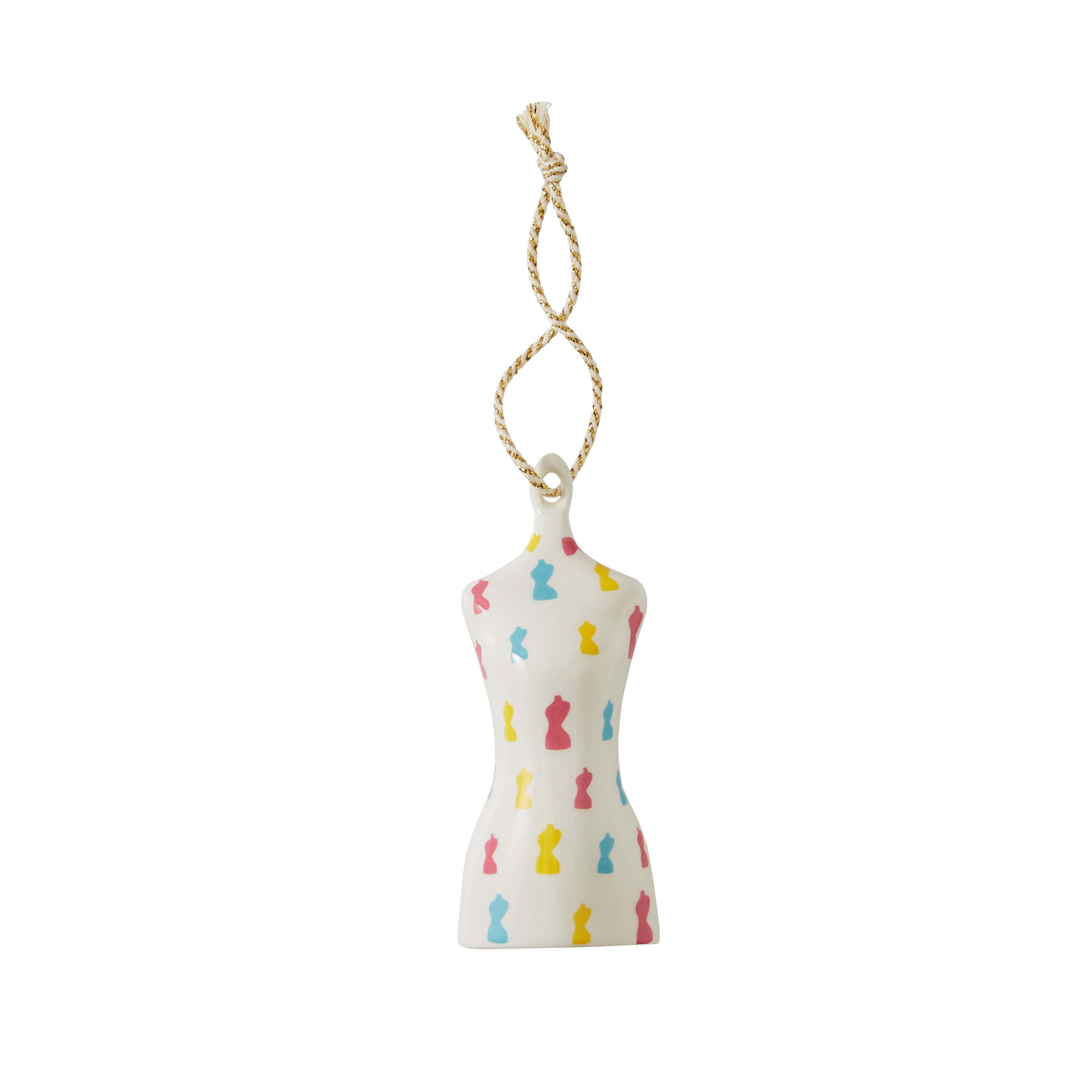 Kit Kemp Christmas - Ornaments Mannequin - All Over 9cm Single