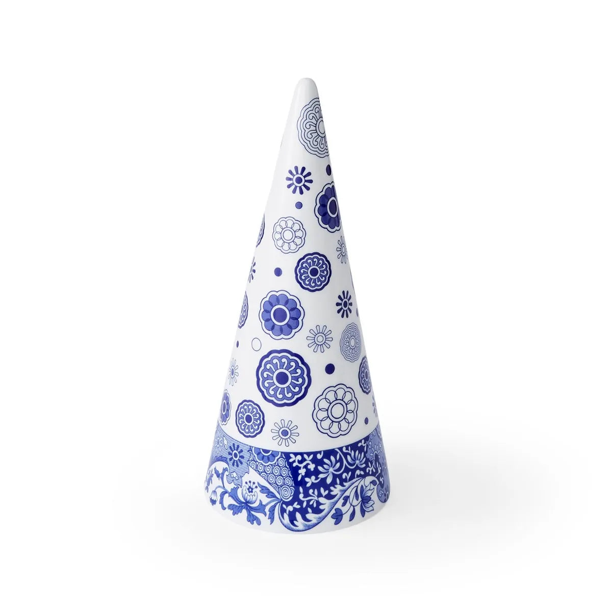 Spode Blue Italian Medium Decorative Cone