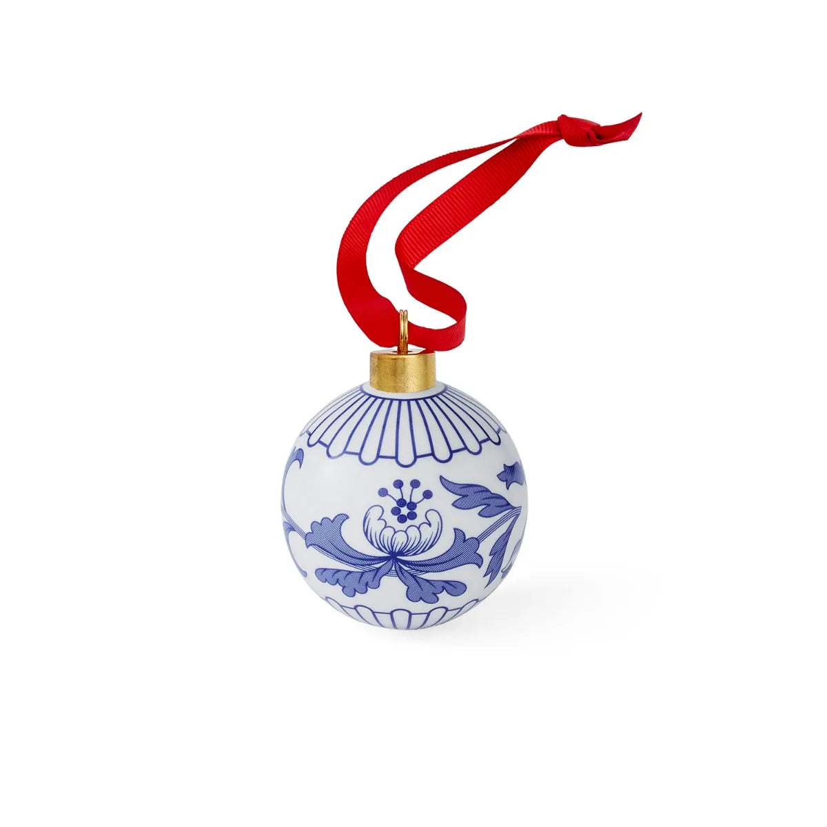Spode Blue Italian Floral Bauble