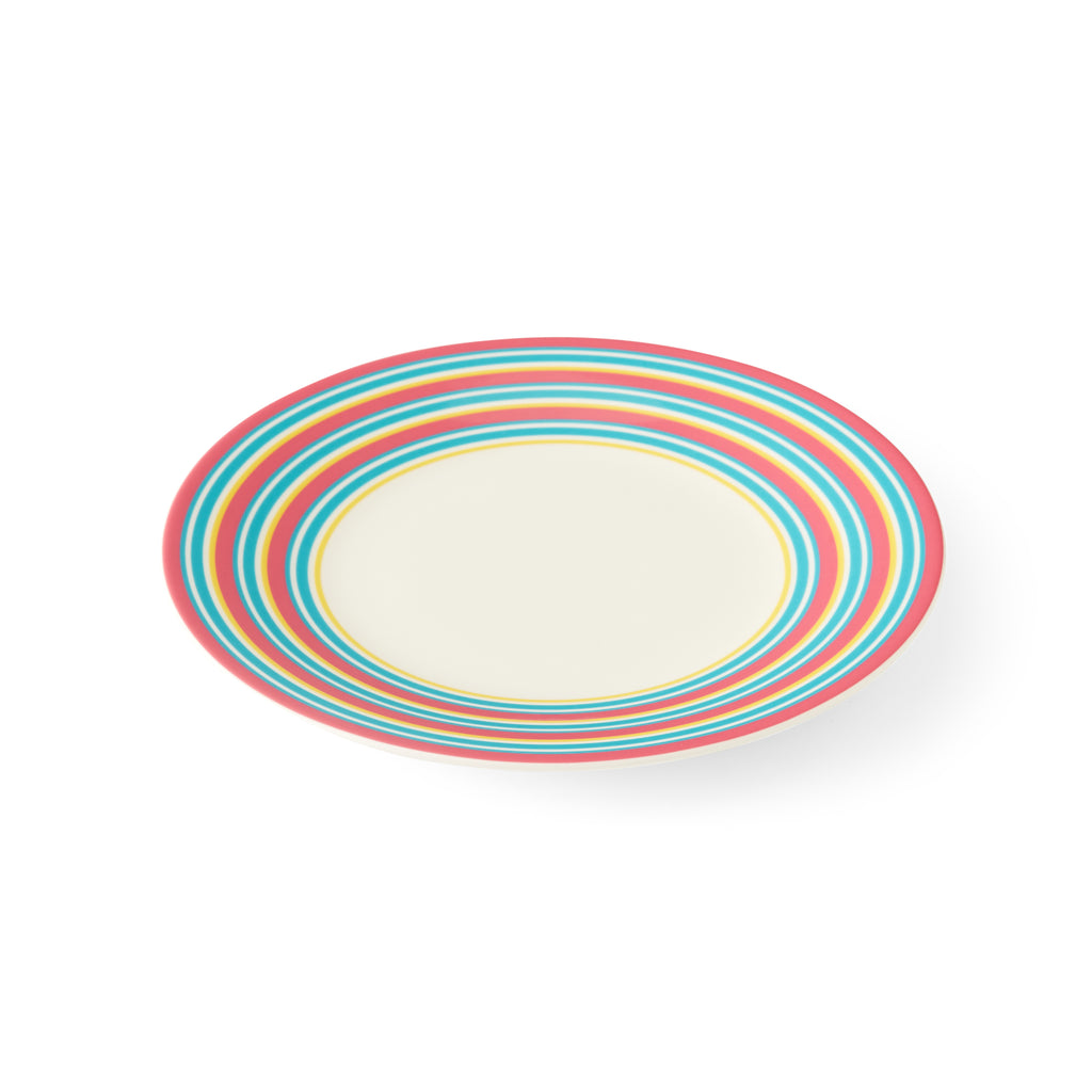 Kit Kemp Salad Plate - Stripe 23.5cm Set of 4