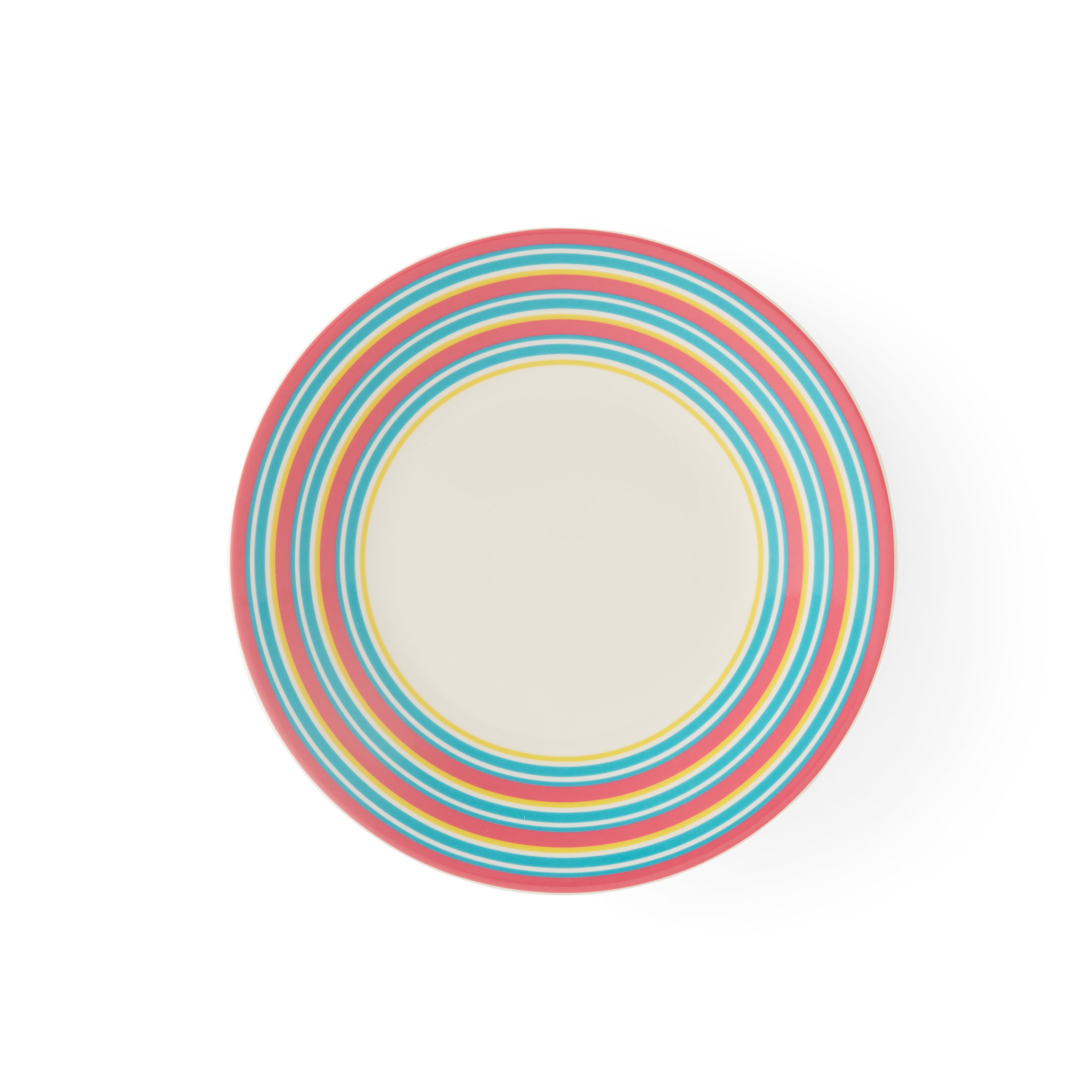 Kit Kemp Salad Plate - Stripe 23.5cm Set of 4