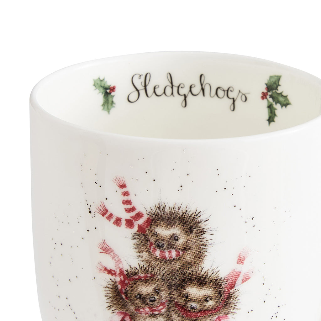 WreWrendale Designs - Christmas Collectionsndale Designs Coloured Collection Sledgehogs (Hedgehogs) 0.31L Set of 6