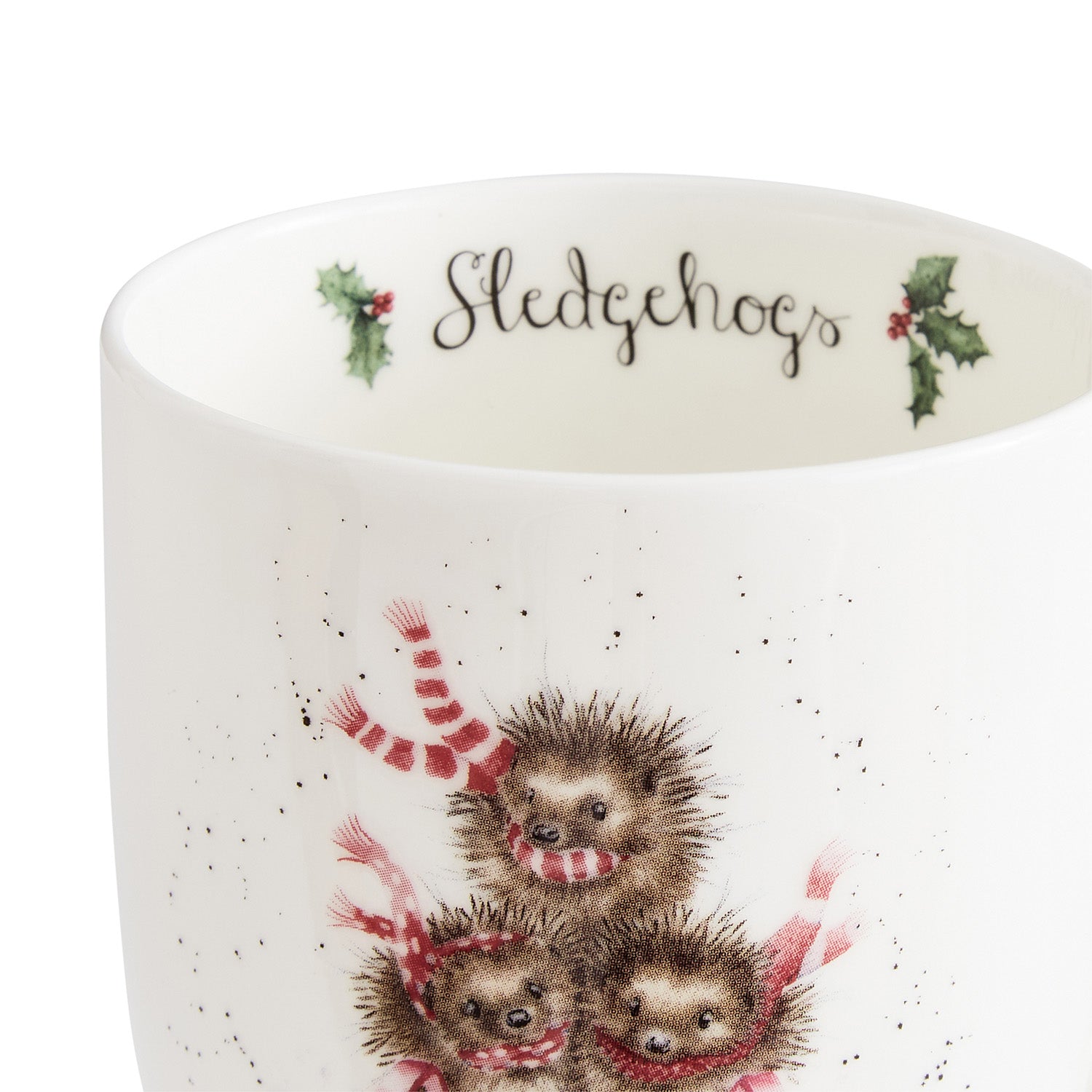 WreWrendale Designs - Christmas Collectionsndale Designs Coloured Collection Sledgehogs (Hedgehogs) 0.31L Set of 6