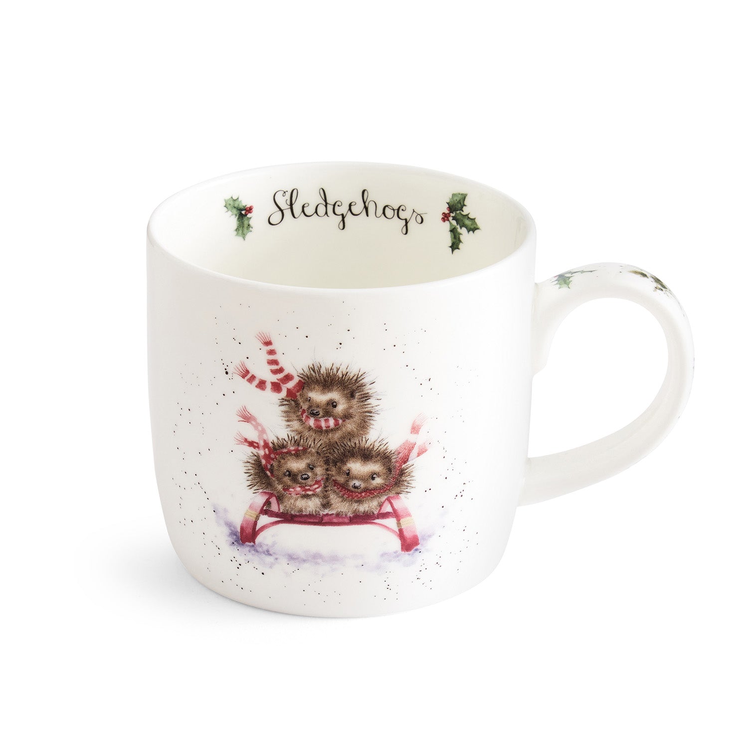 WreWrendale Designs - Christmas Collectionsndale Designs Coloured Collection Sledgehogs (Hedgehogs) 0.31L Set of 6