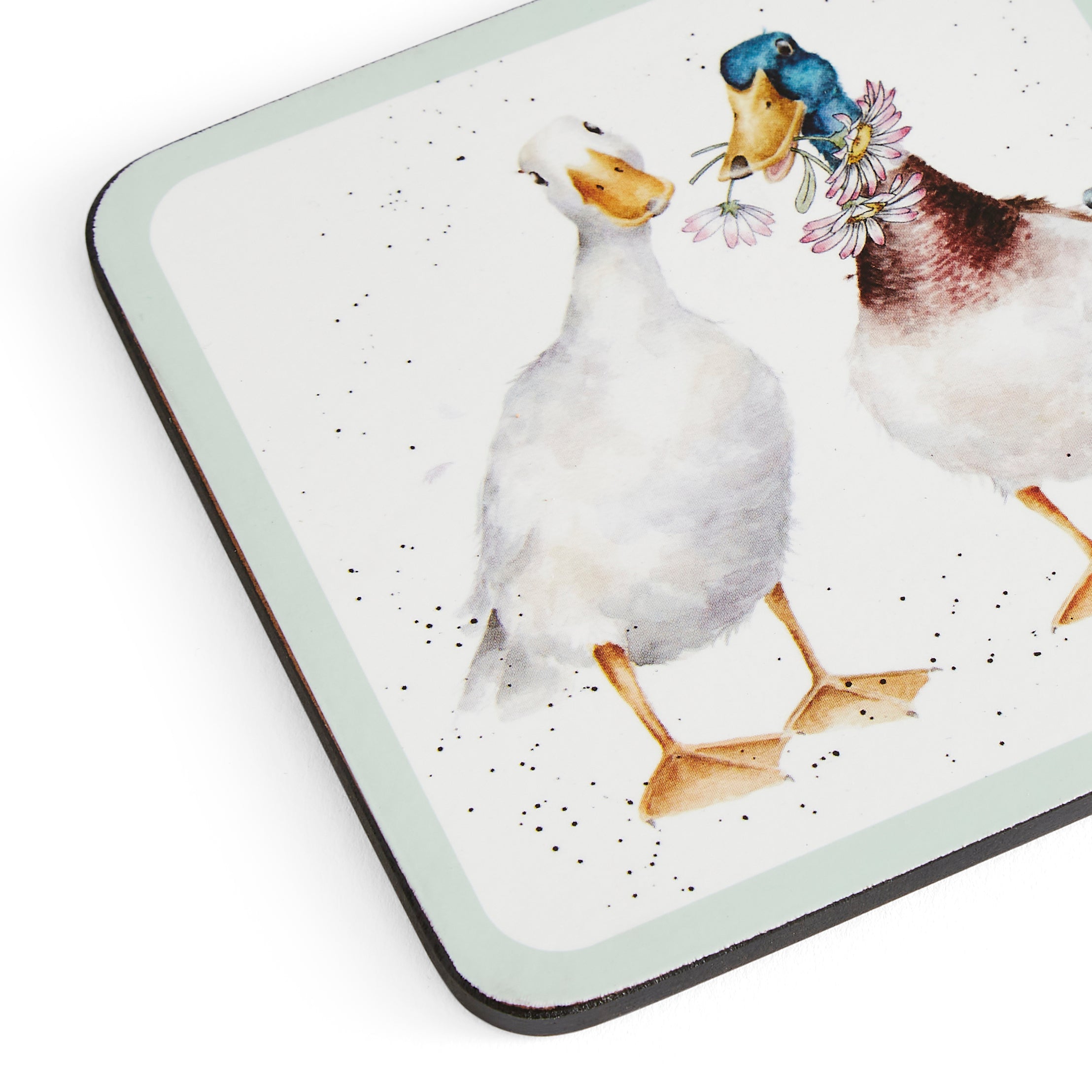 Wrendale Designs Wildflowers Coasters - Set of 4 10.5 x 10.5cm Boxed Set
