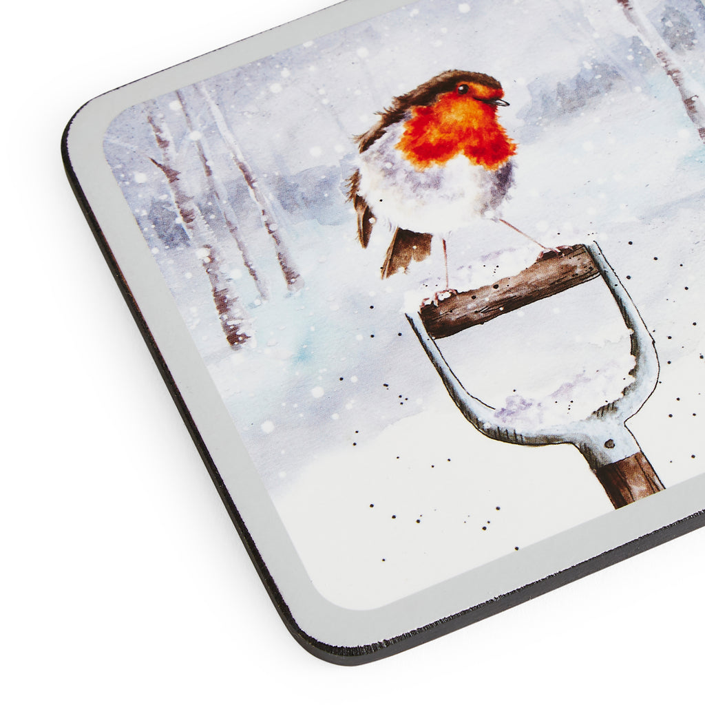 WreWrendale Designs - Christmas Collectionsndale Designs Coloured Collection Winter Skies Coasters - Set of 4 10.5 x 10.5cm Boxed Set