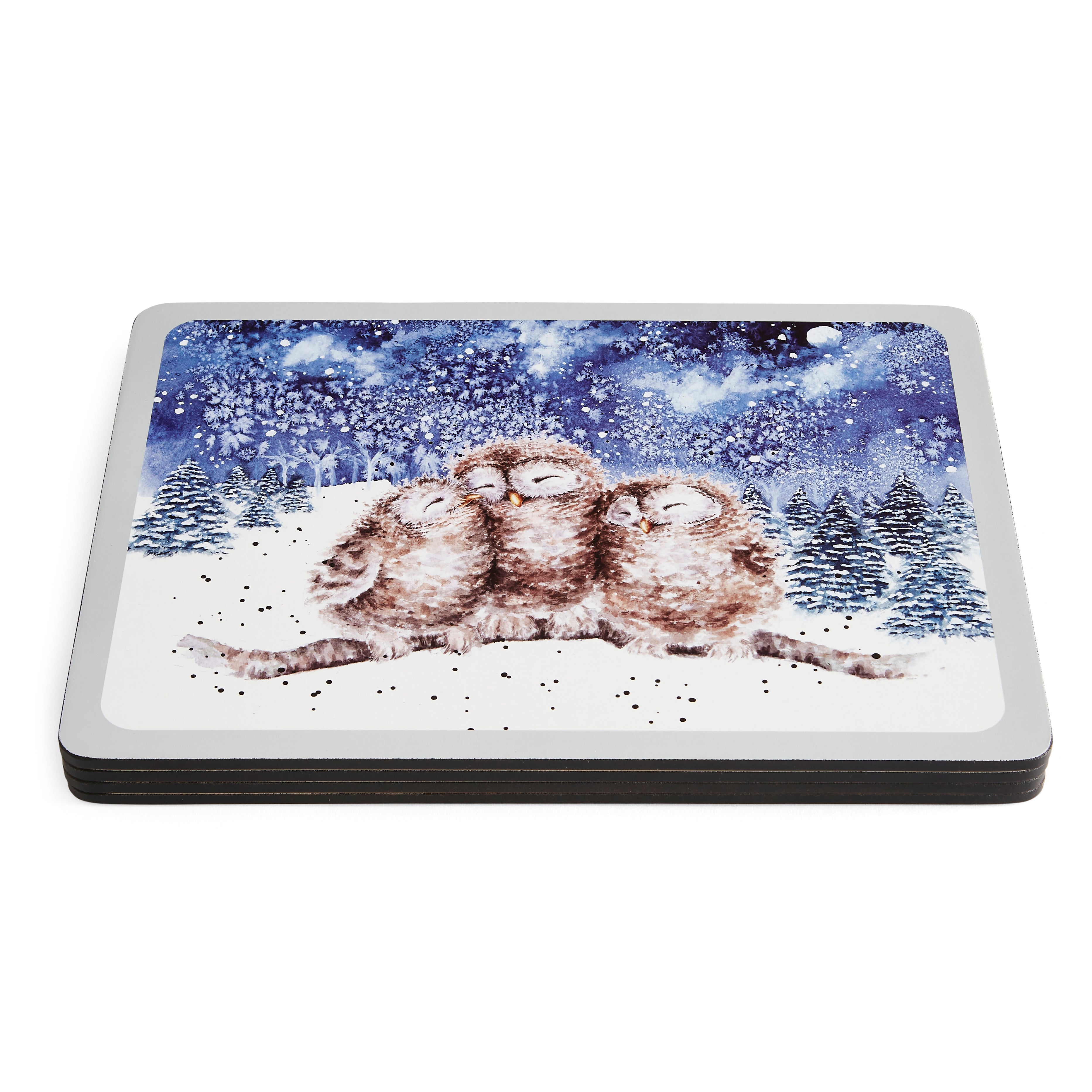 WreWrendale Designs - Christmas Collectionsndale Designs Coloured Collection Winter Skies Placemats - Set of 4 30.5 x 23cm Boxed Set