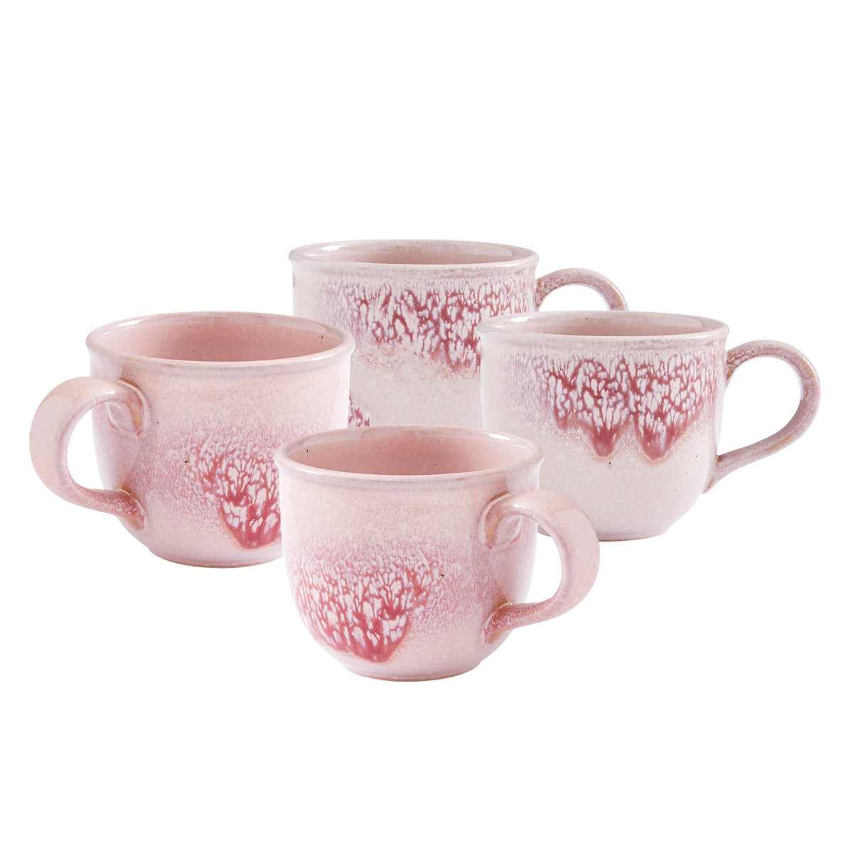 Minerals Mug - Rose Quartz 0.34L Set of 4