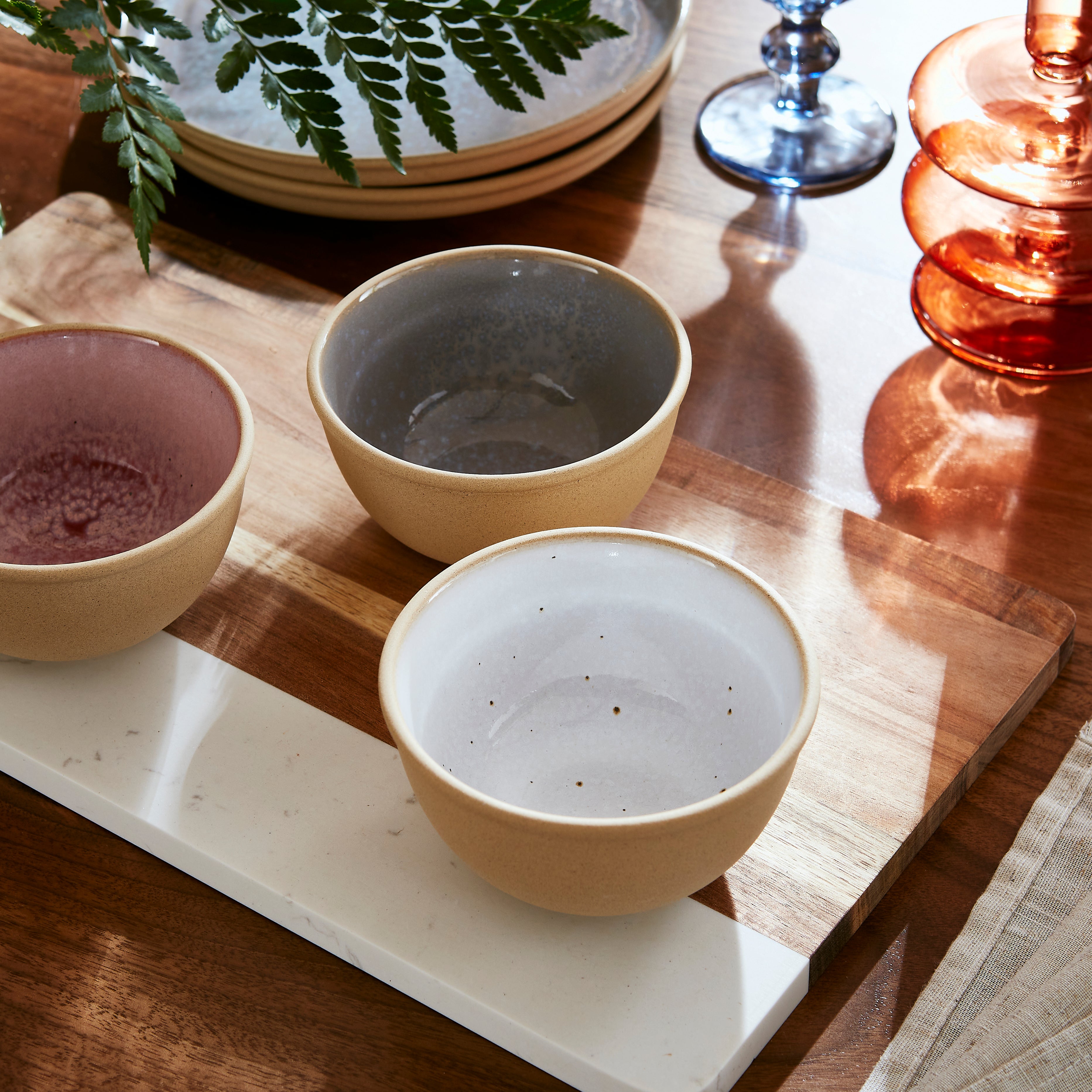 Minerals Small Bowl - Moonstone 11.4cm Set of 4