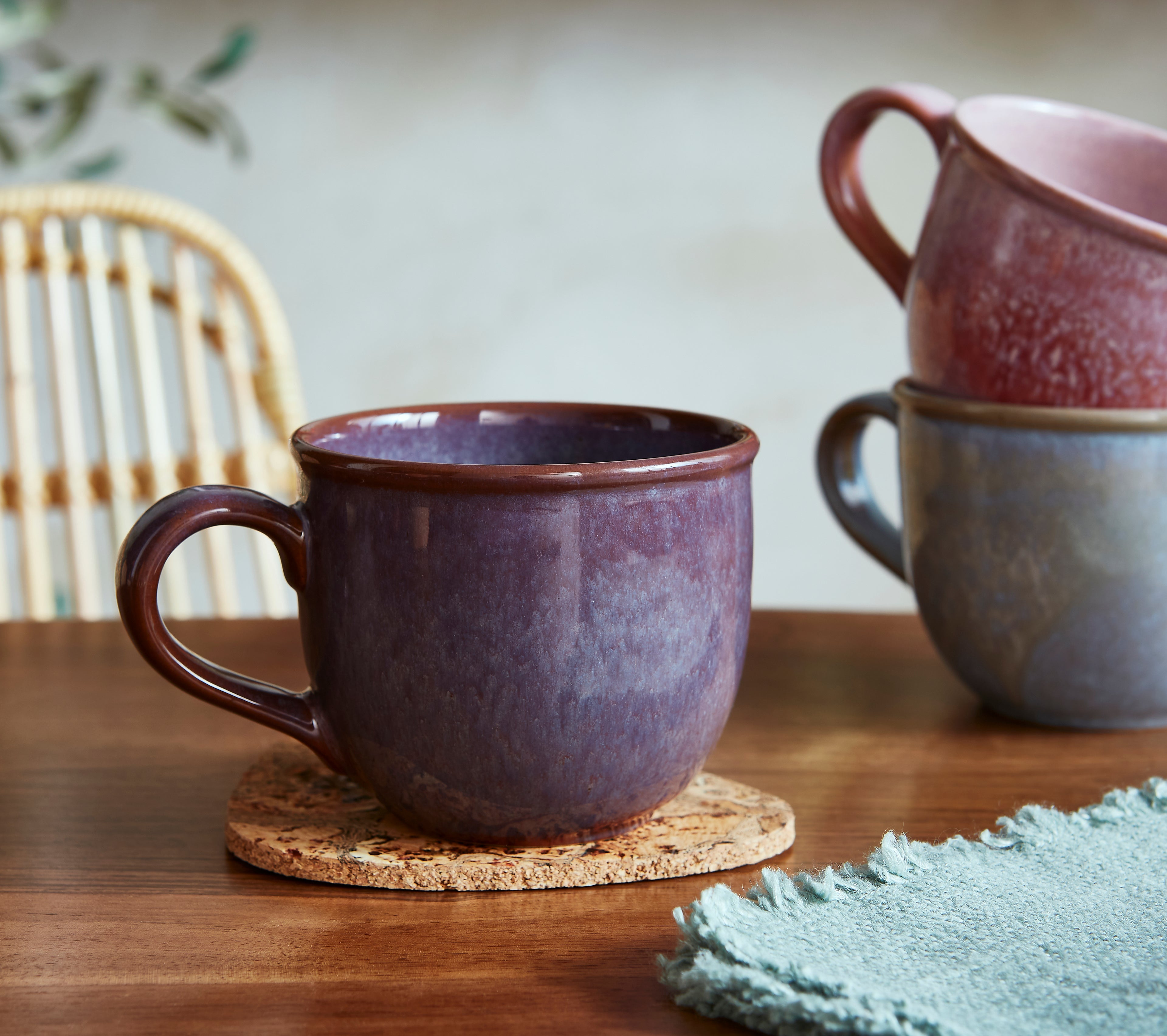 Minerals Mug - Amethyst 0.34L Set of 4