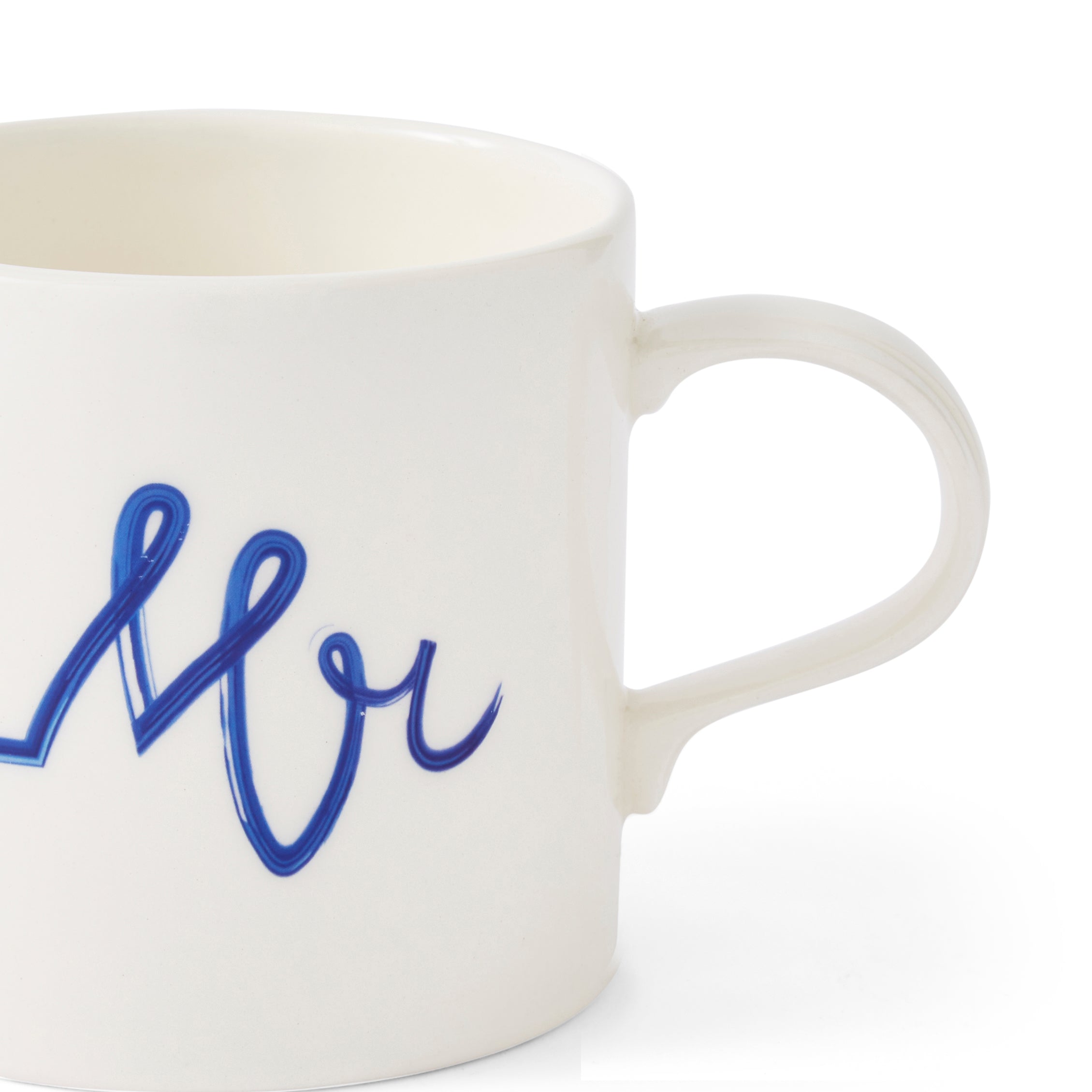Mug Meirion Blue & White Mr Mug 0.40L Set of 6