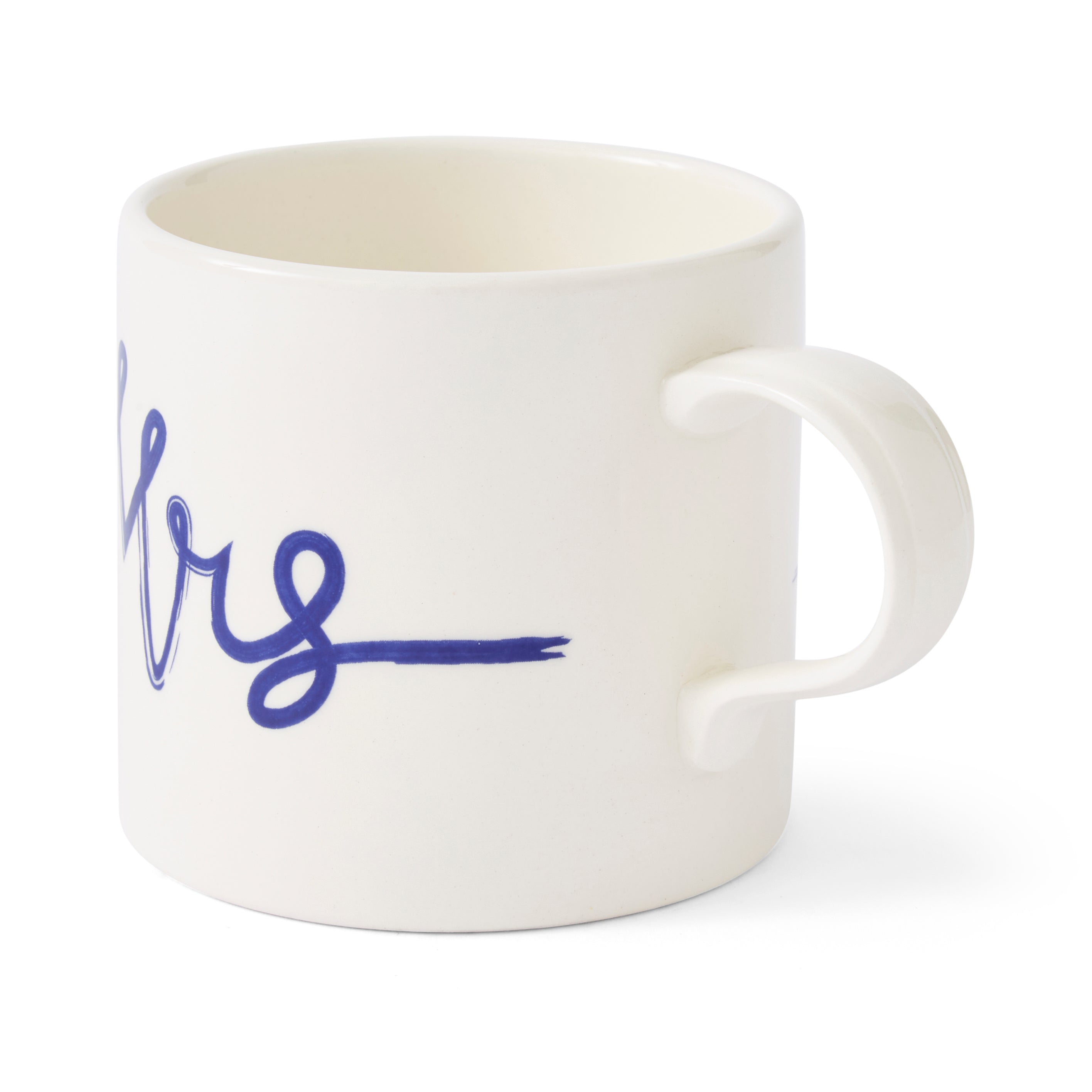 Mug Meirion Blue & White Mrs Mug 0.40L Set of 6