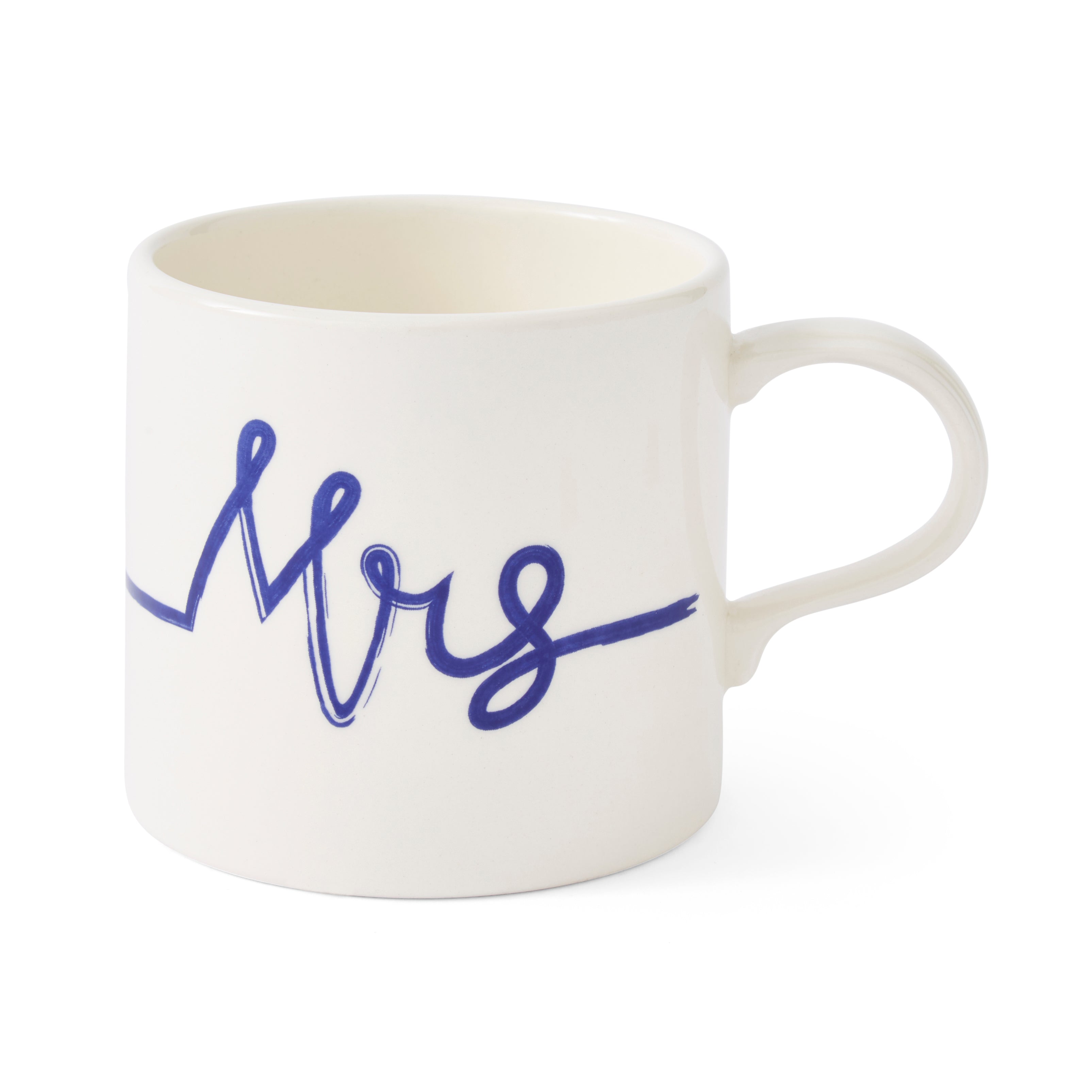 Mug Meirion Blue & White Mrs Mug 0.40L Set of 6