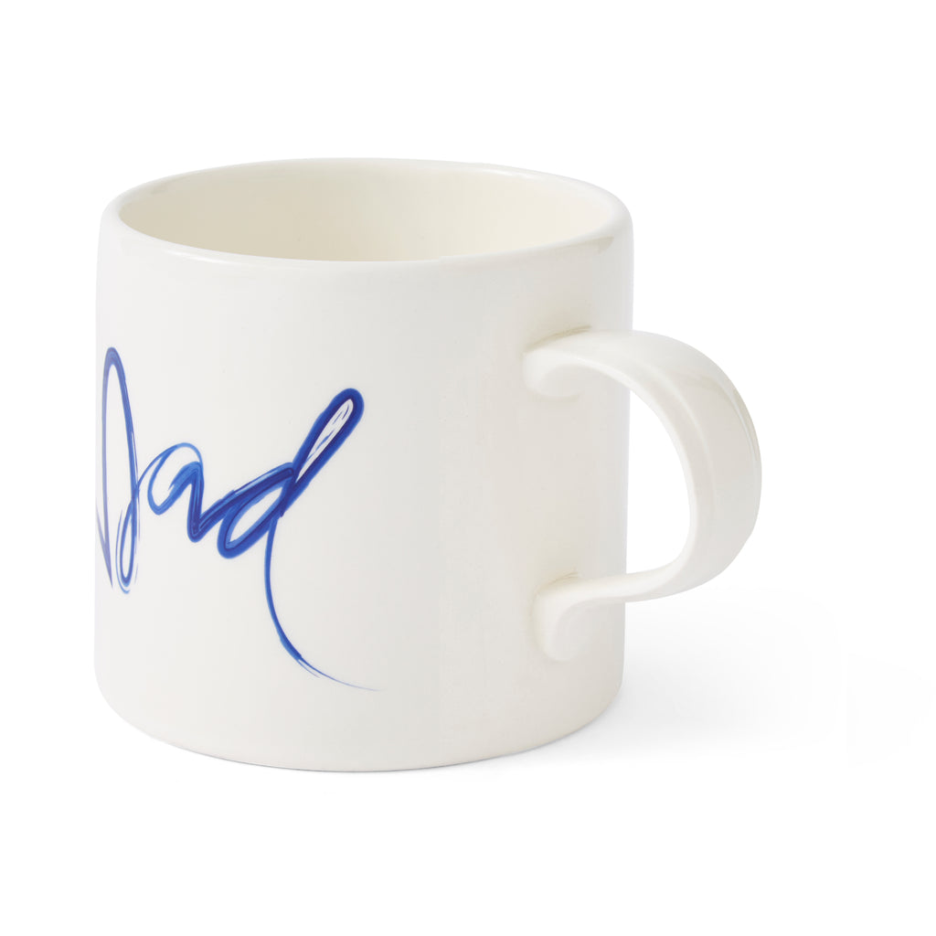 Mug Meirion Blue & White Dad Mug 0.40L Set of 6
