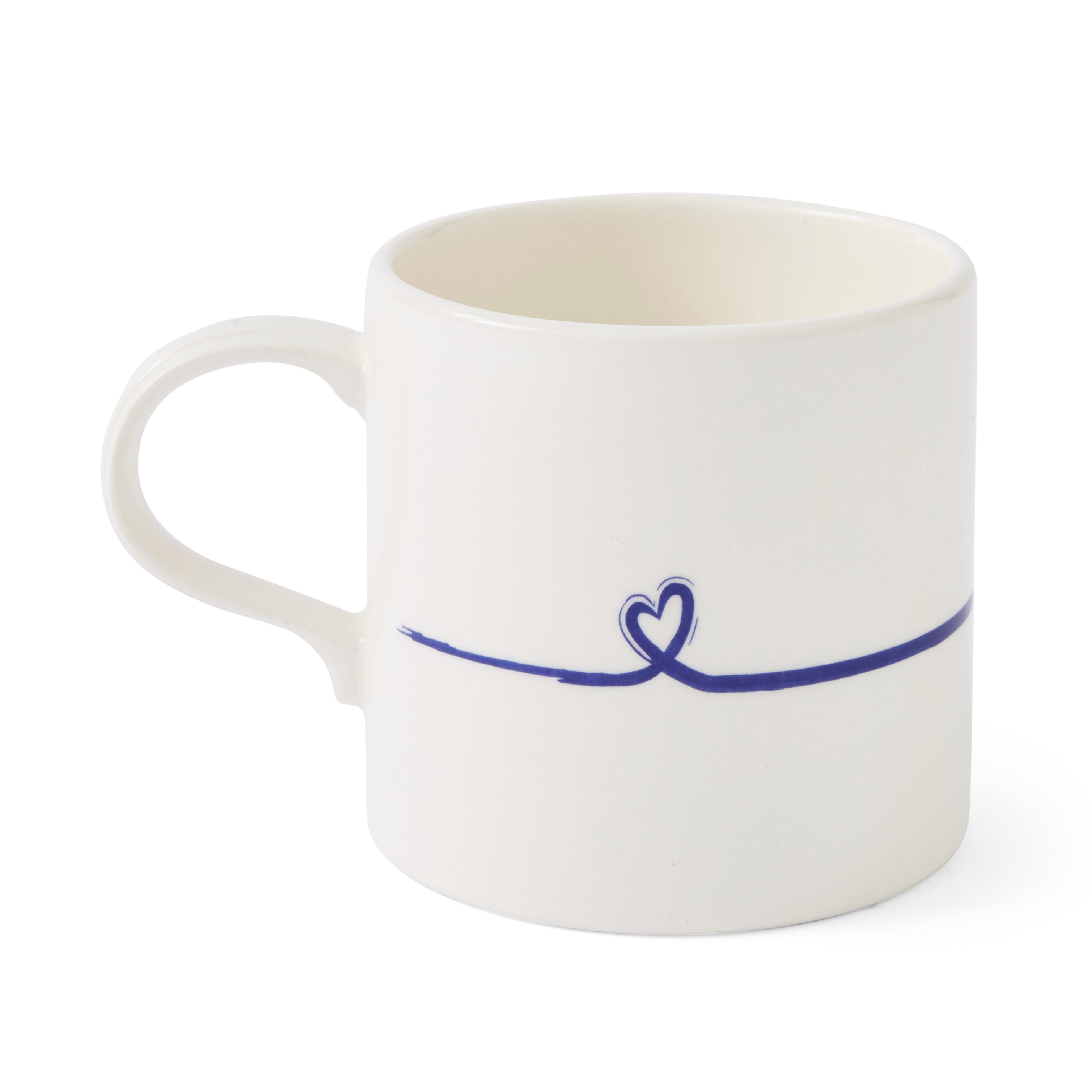 Mug Meirion Blue & White Dad Mug 0.40L Set of 6