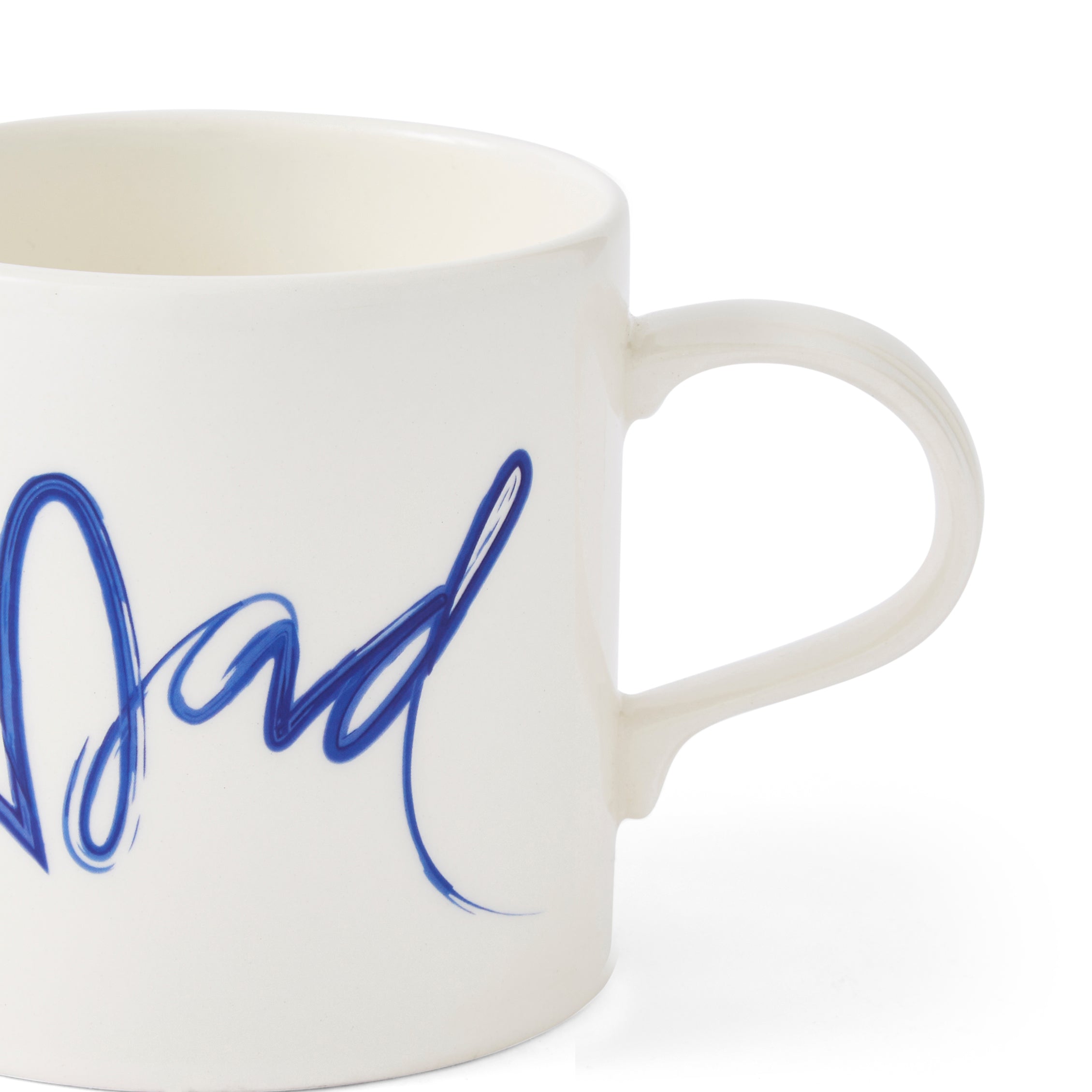 Mug Meirion Blue & White Dad Mug 0.40L Set of 6