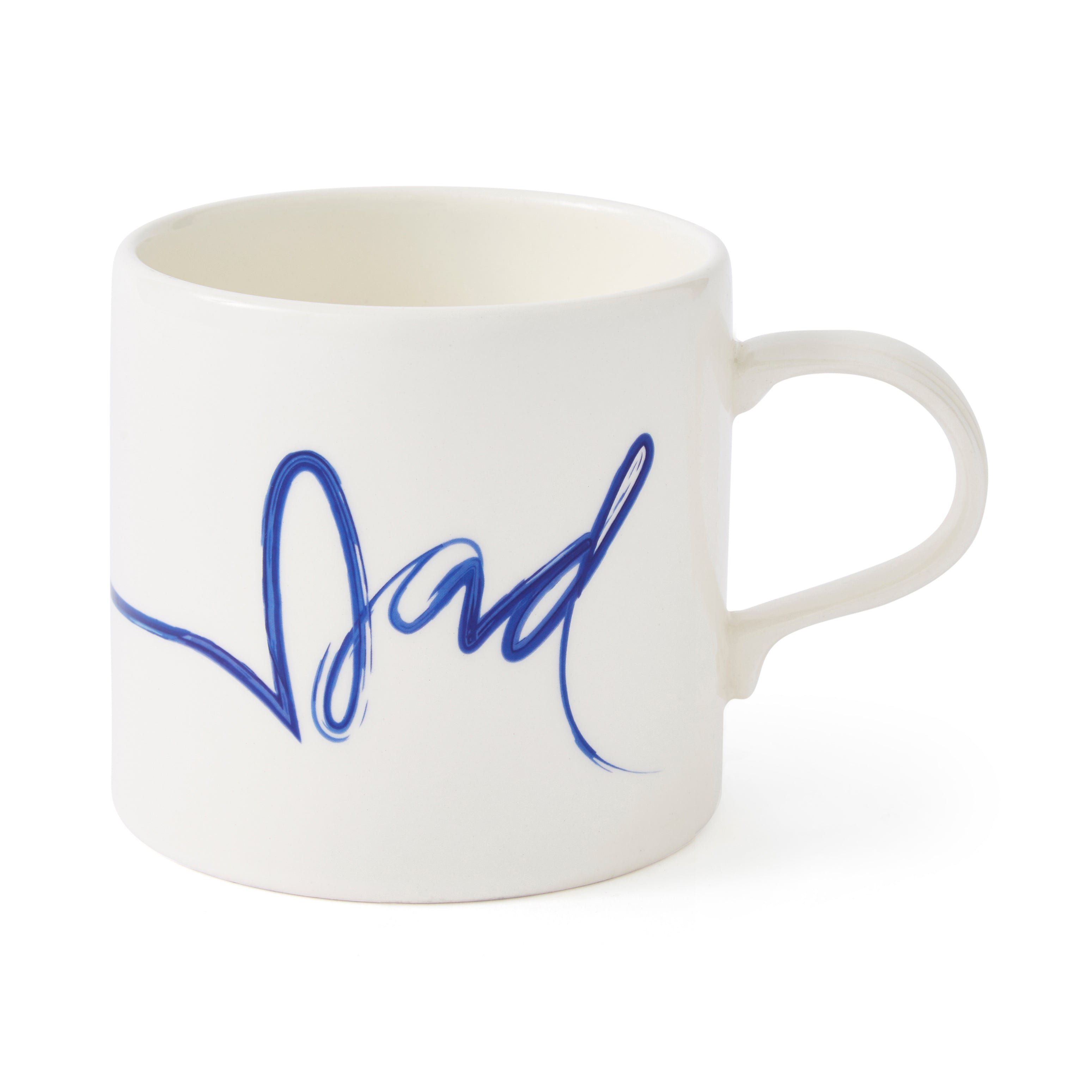 Mug Meirion Blue & White Dad Mug 0.40L Set of 6
