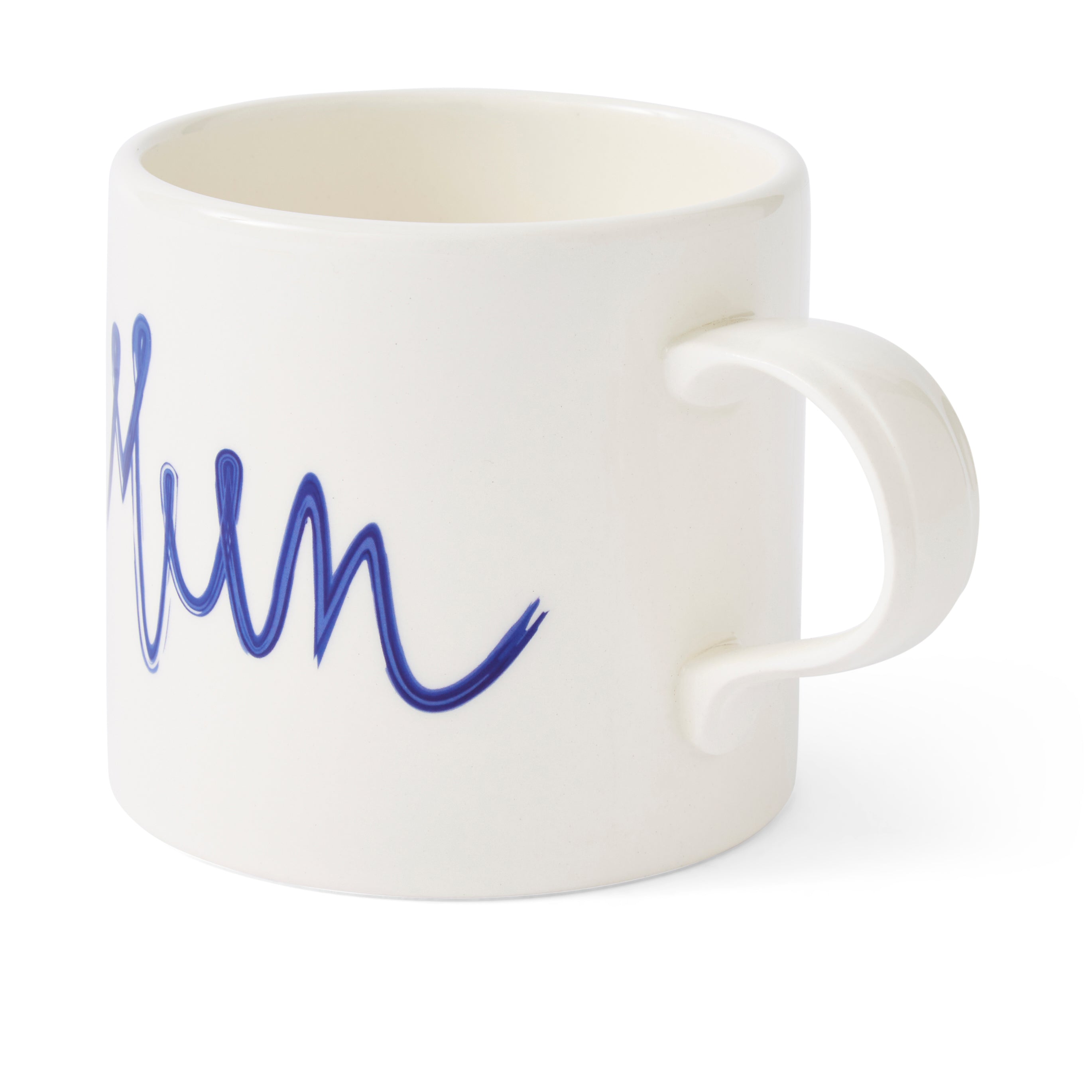 Mug Meirion Blue & White Mum Mug 0.40L Set of 6