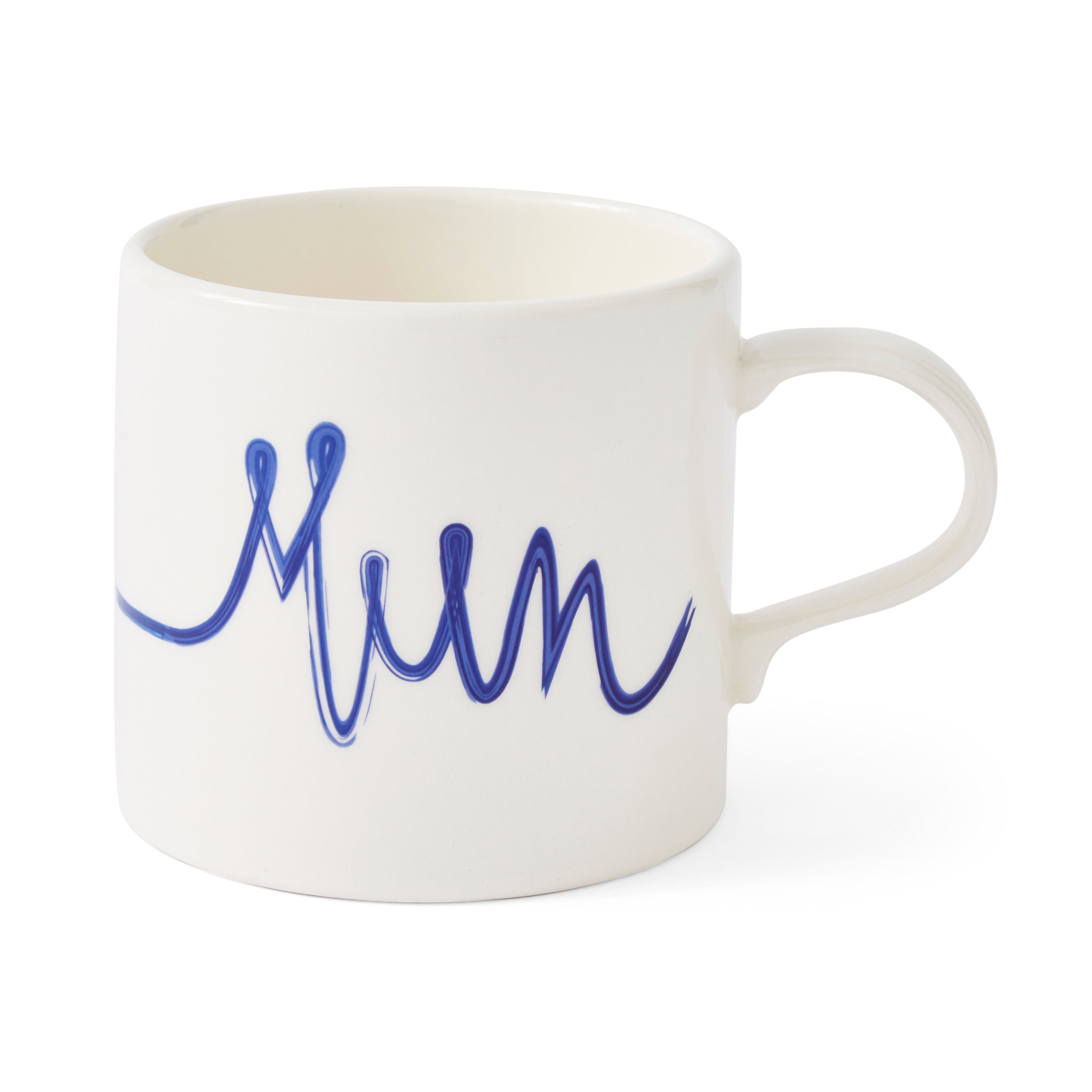 Mug Meirion Blue & White Mum Mug 0.40L Set of 6
