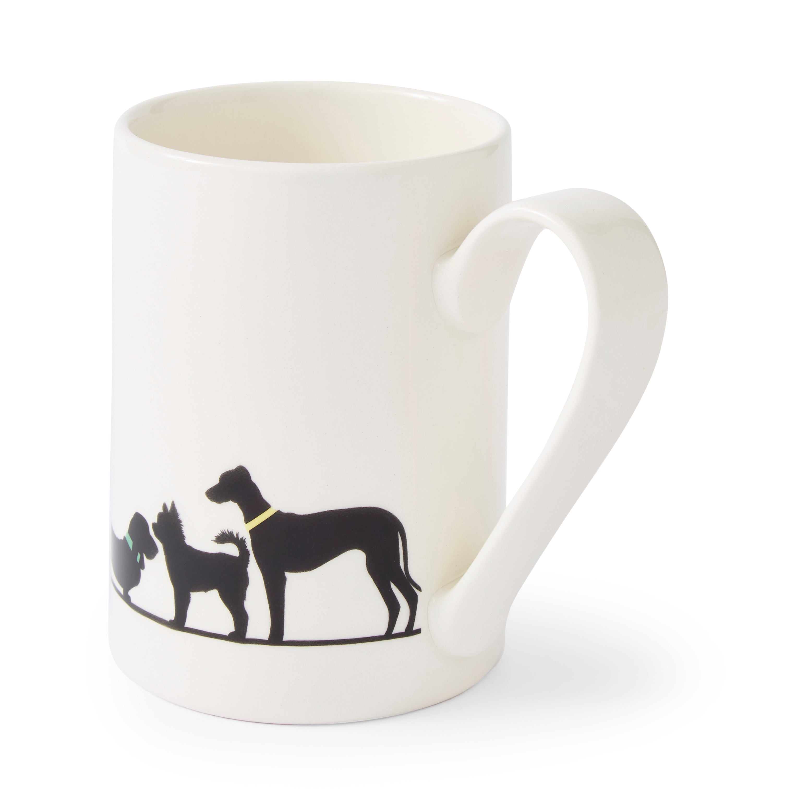 Mug Meirion Silhouette Dog Friends Mug 0.35L Set of 6