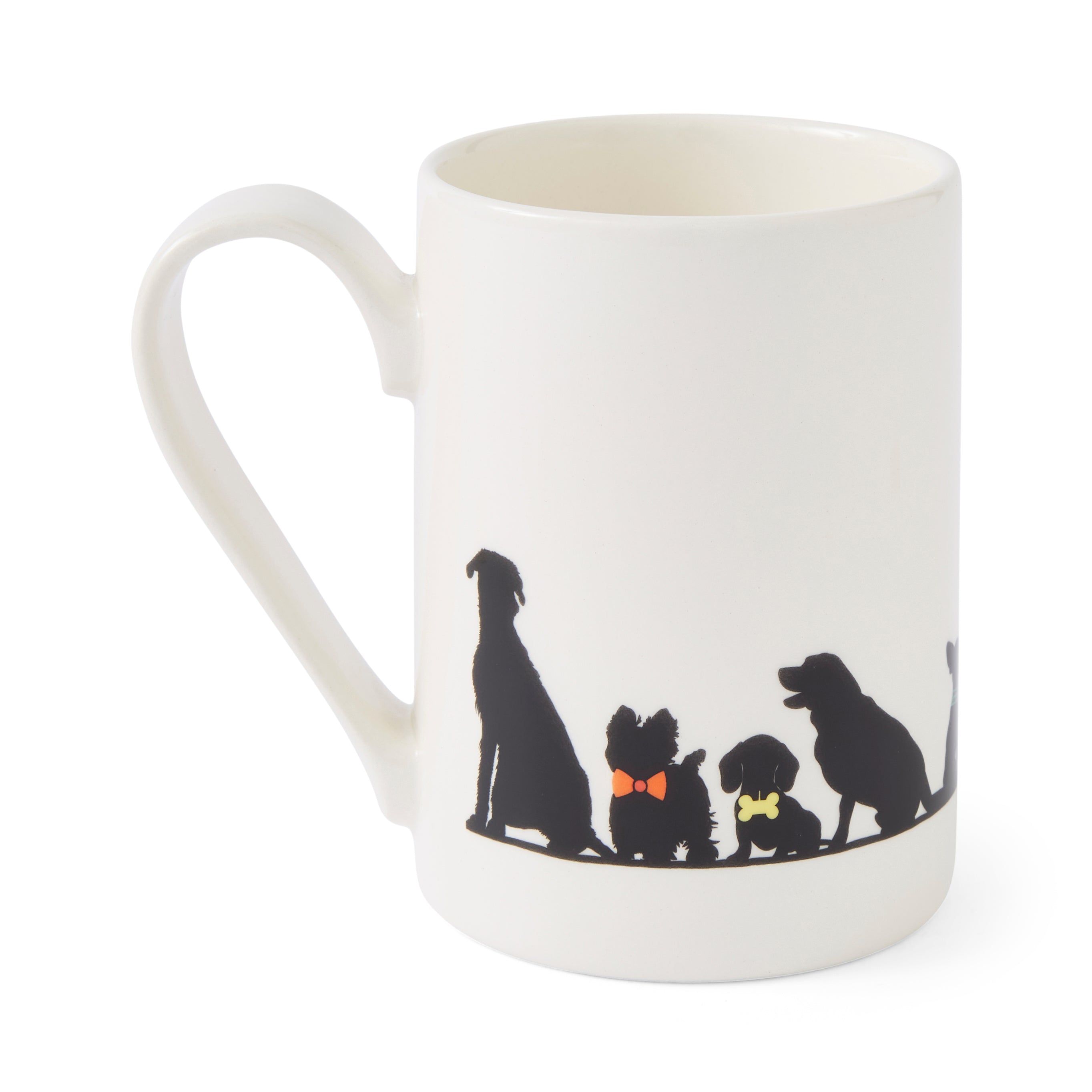 Mug Meirion Silhouette Dog Friends Mug 0.35L Set of 6