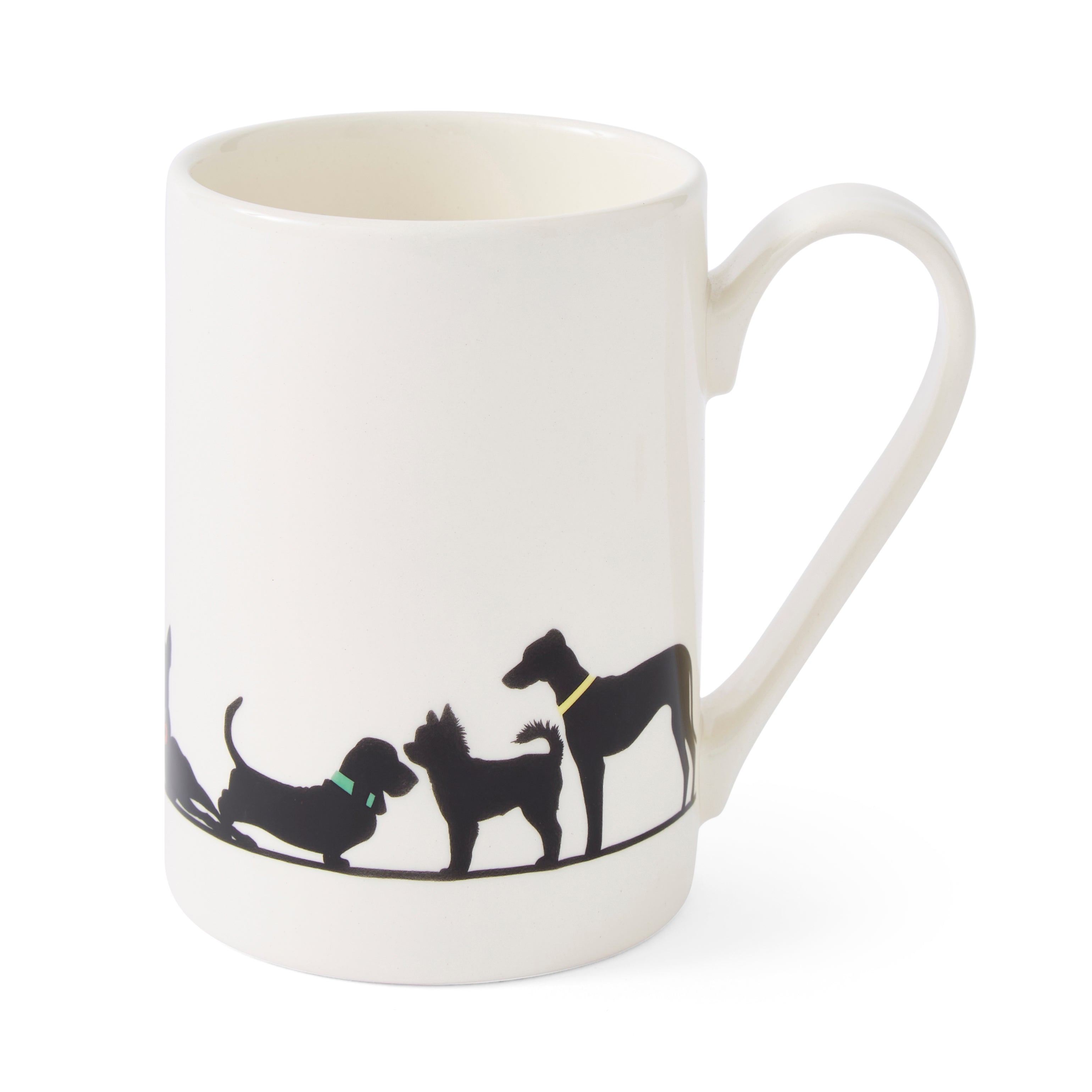 Mug Meirion Silhouette Dog Friends Mug 0.35L Set of 6