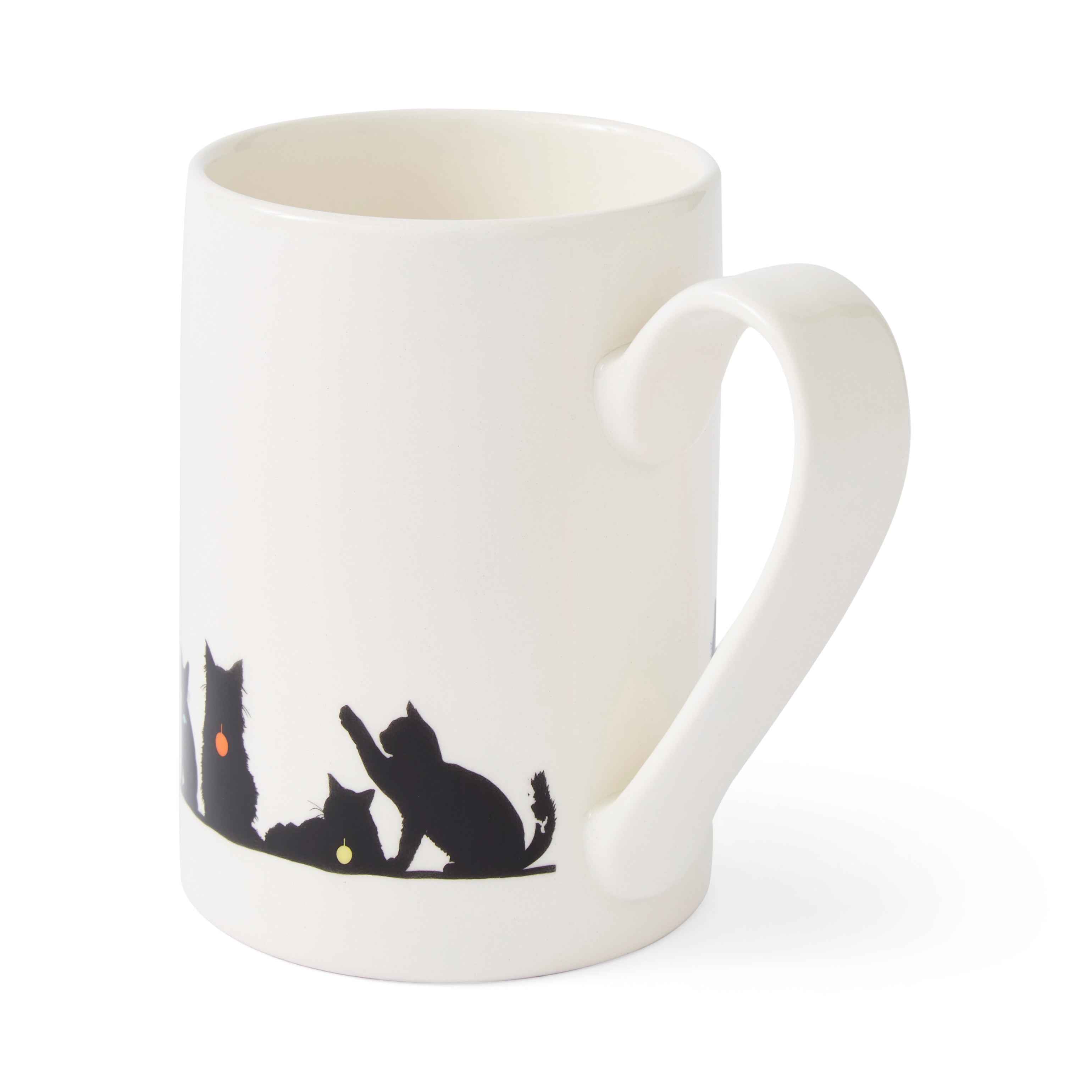 Mug Meirion Silhouette Cat Friends Mug 0.35L Set of 6