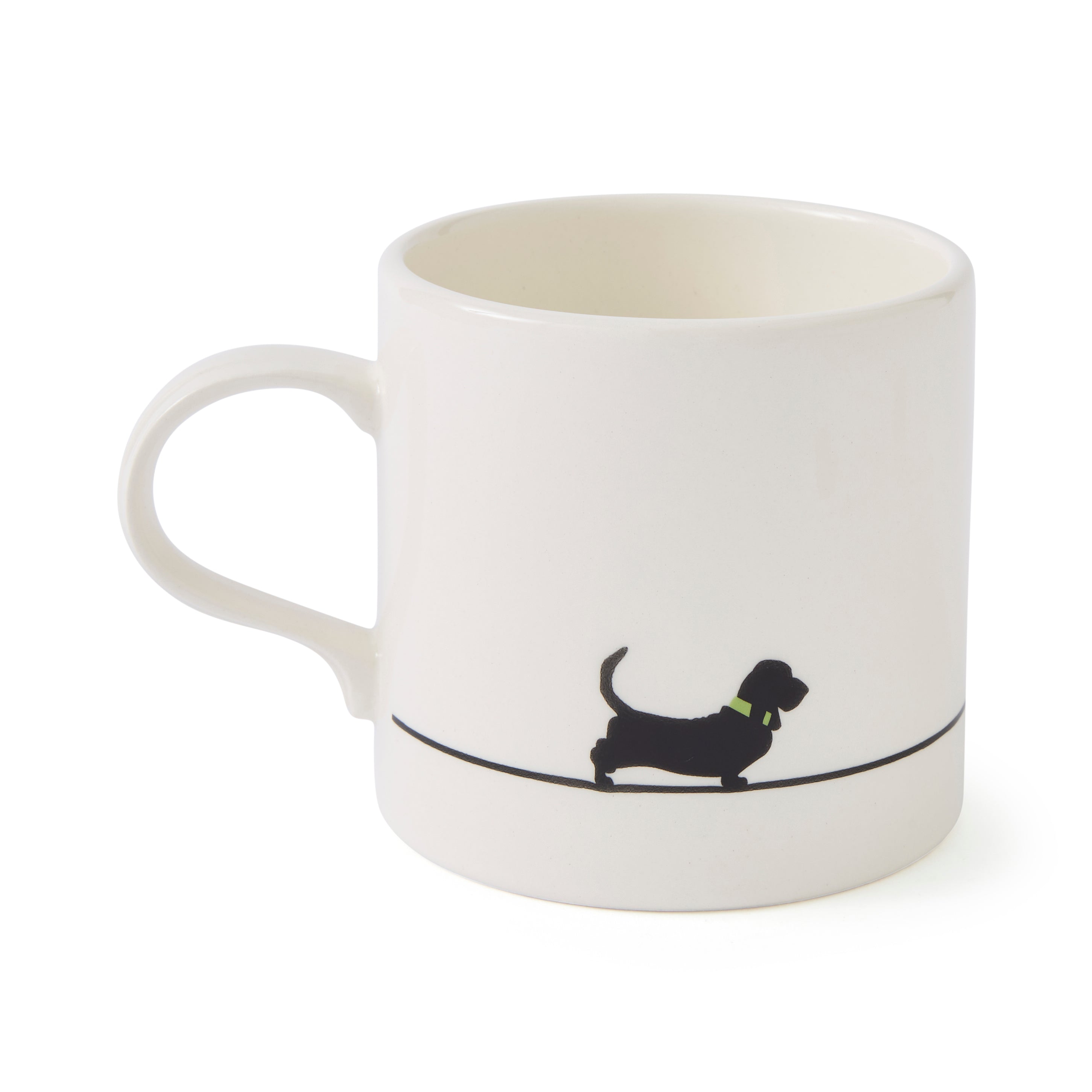 Mug Meirion Silhouette Dog Mug 0.40L Set of 6