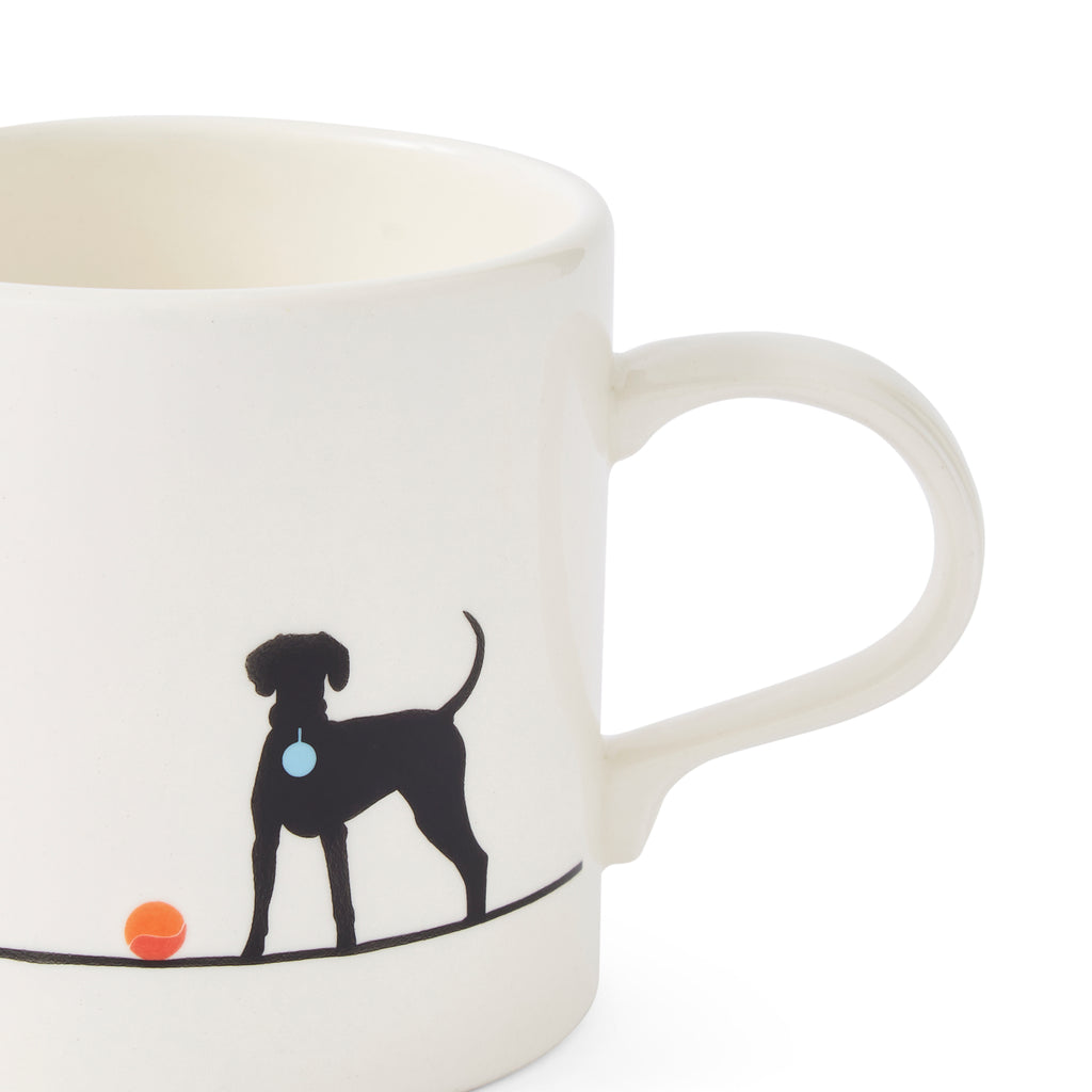 Mug Meirion Silhouette Dog Mug 0.40L Set of 6