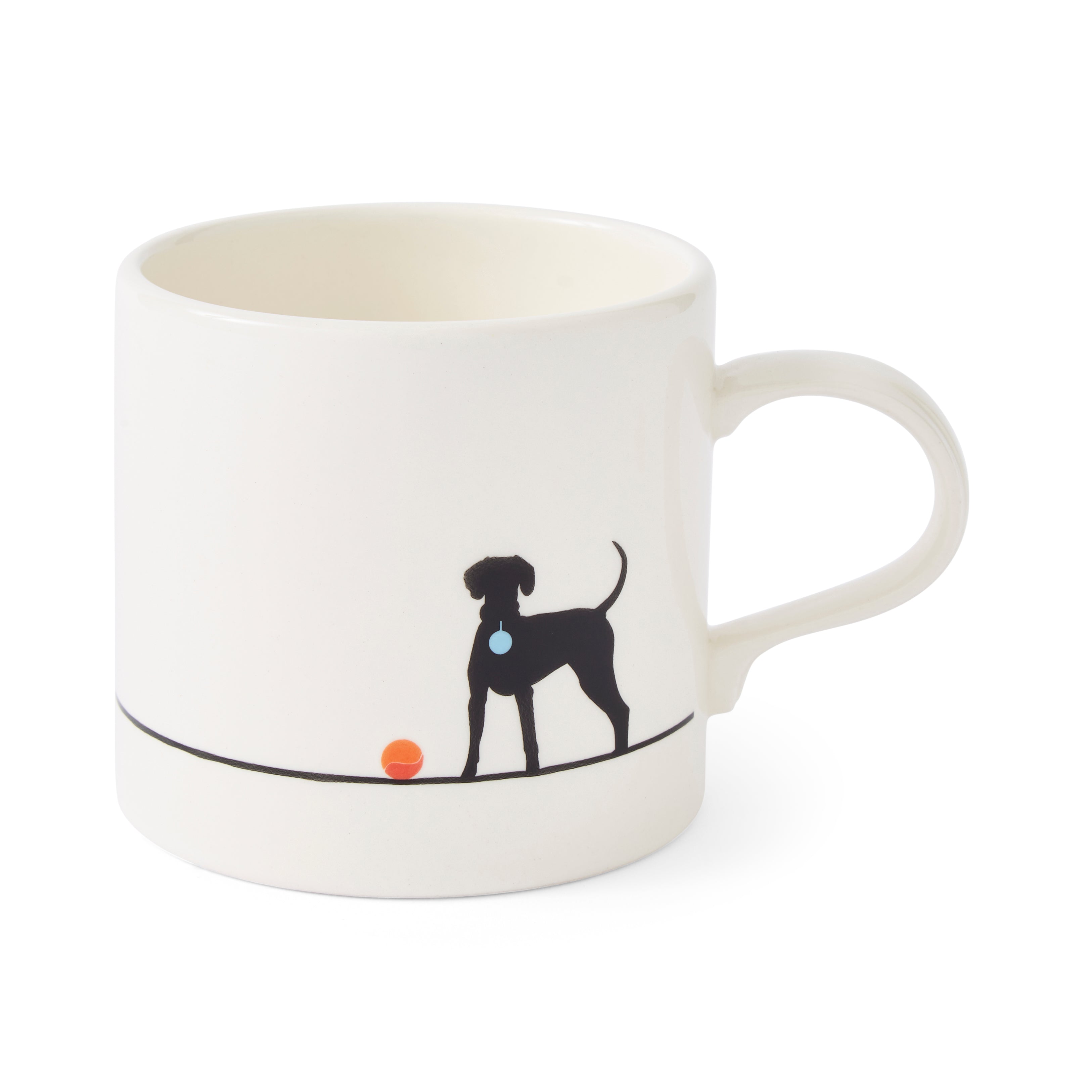 Mug Meirion Silhouette Dog Mug 0.40L Set of 6